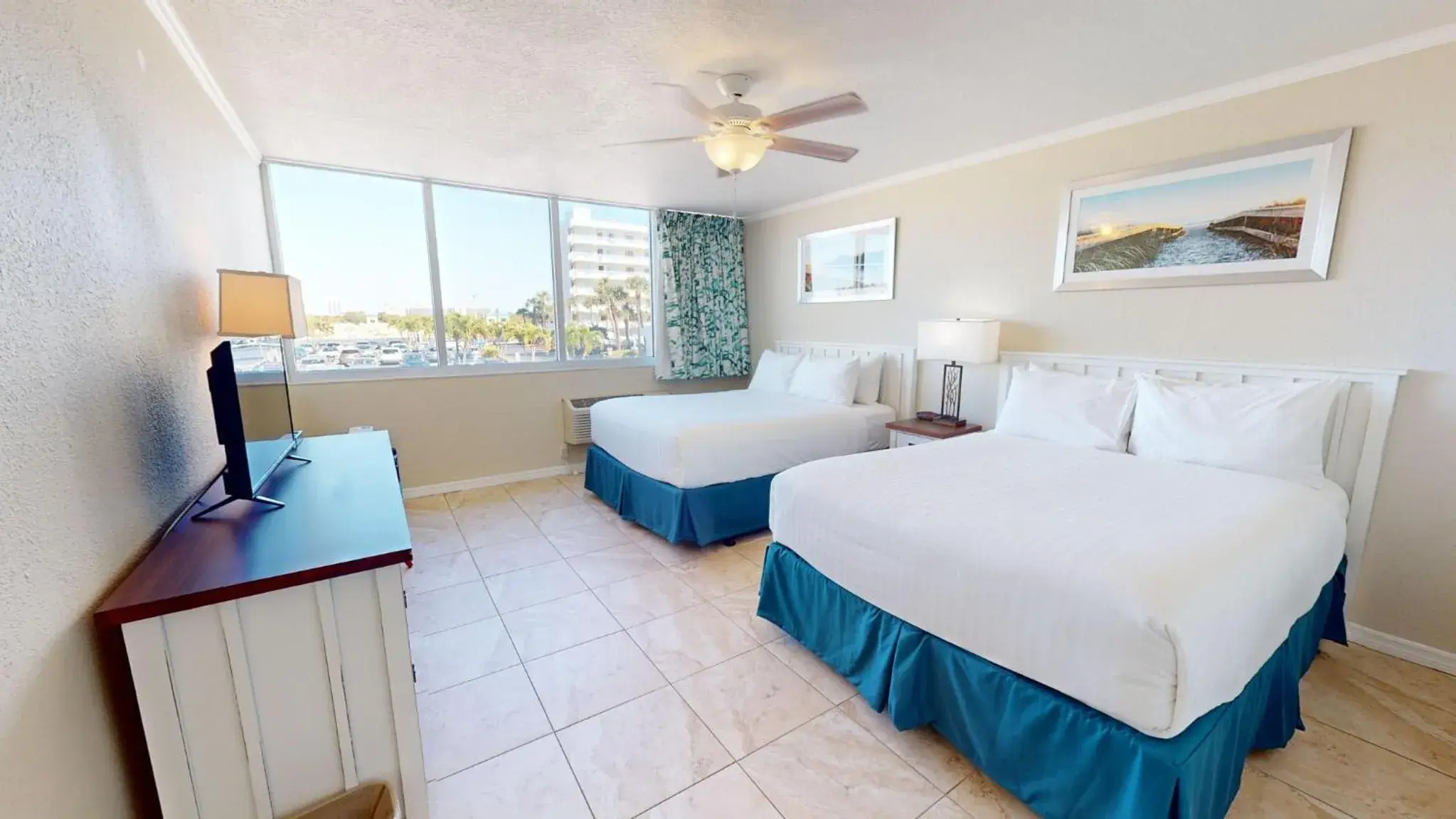 Queen Room with Two Queen Beds - single occupancy in Ocean Landings Resort Cocoa Beach Port Canaveral Queen Room with Two Queen Beds - single occupancy in Ocean Landings Resort Cocoa Beach Port Canaveral