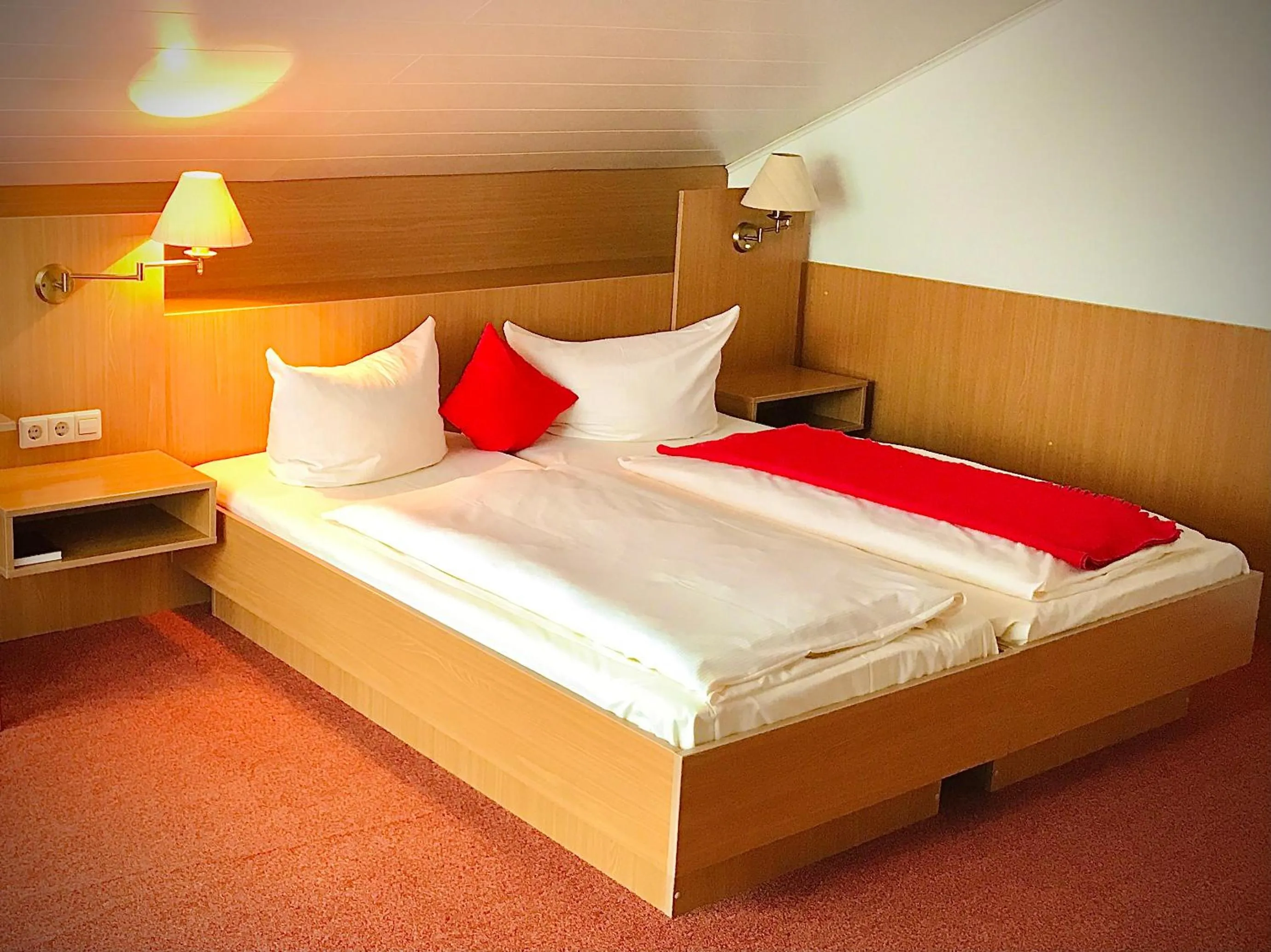 Bed in Fichtel-Hotel by Meister Bär