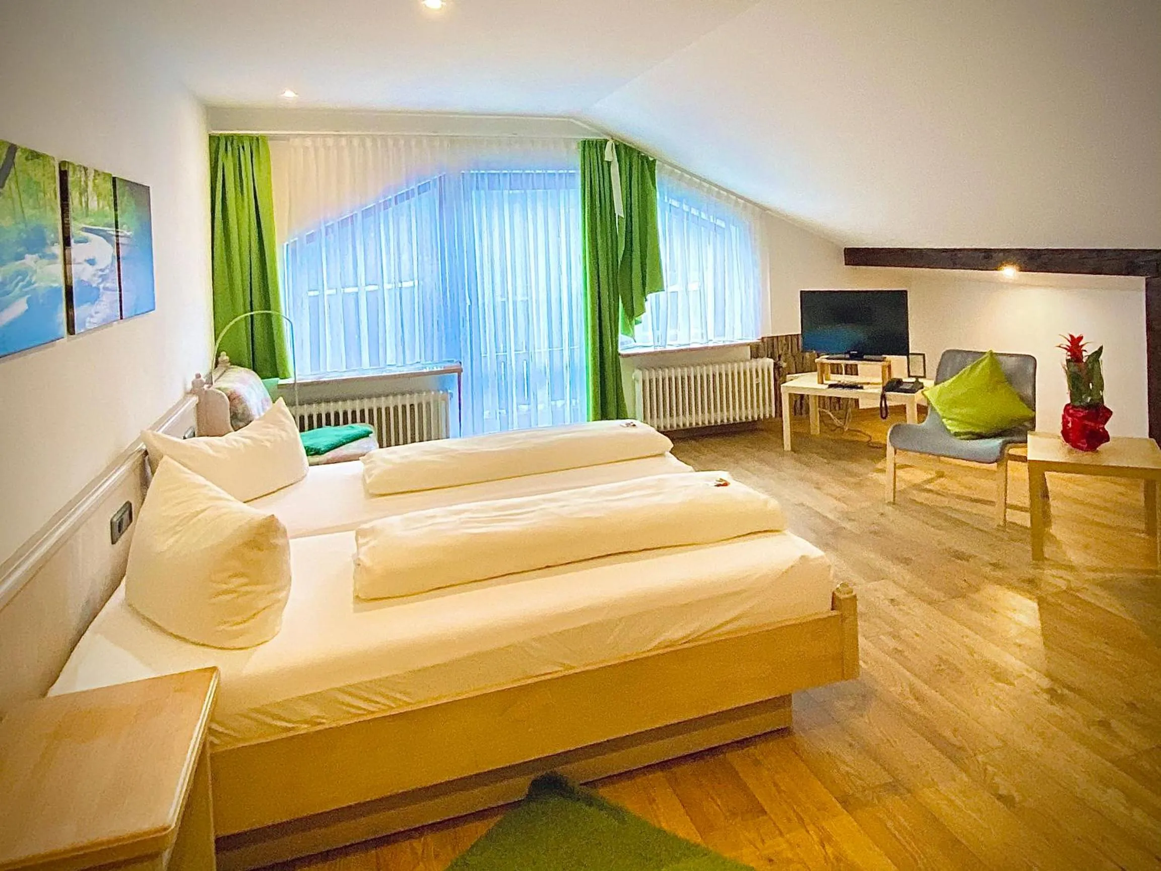 Bed in Fichtel-Hotel by Meister Bär