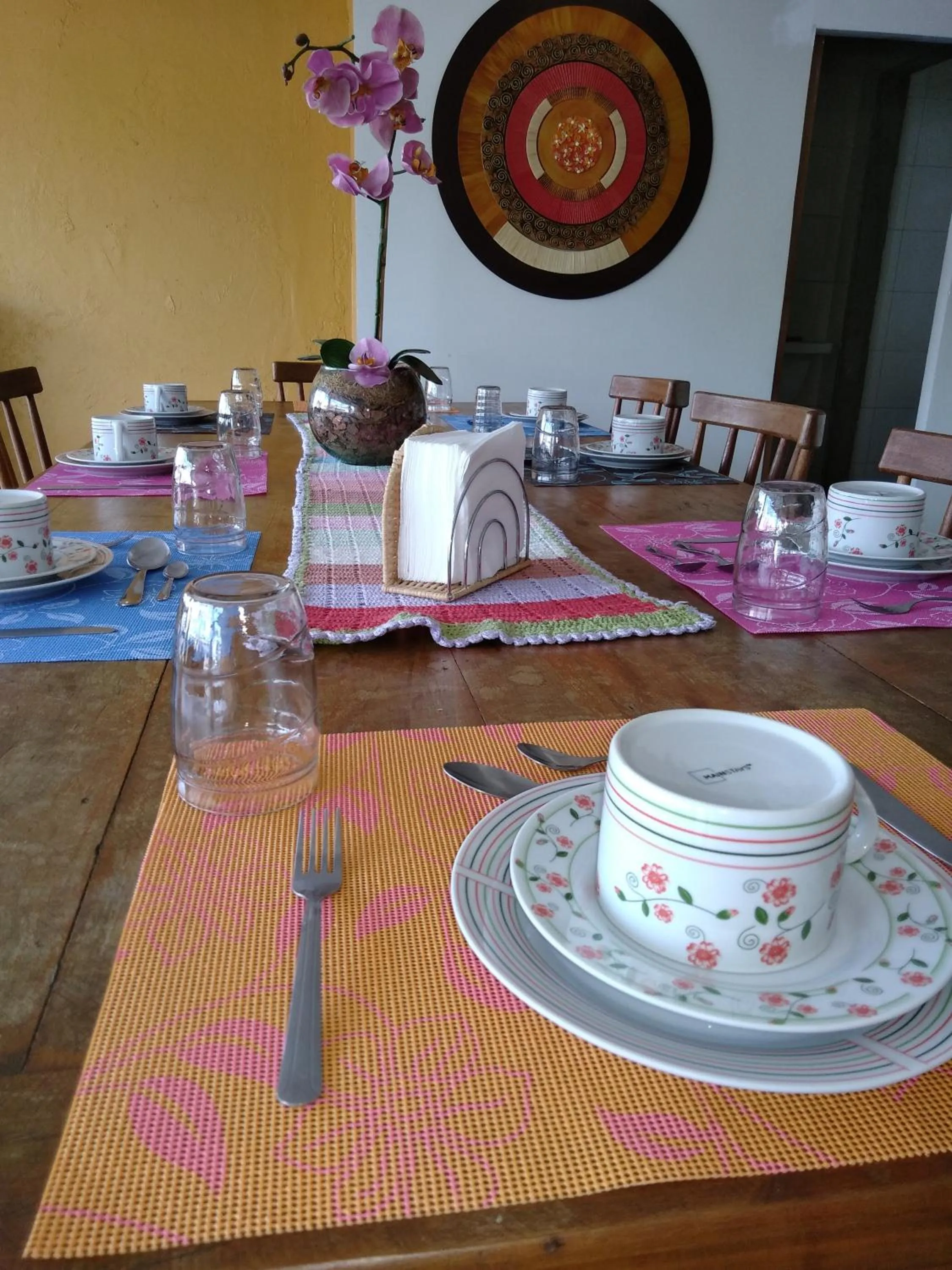 Continental breakfast in Ipê Rosa Hotel