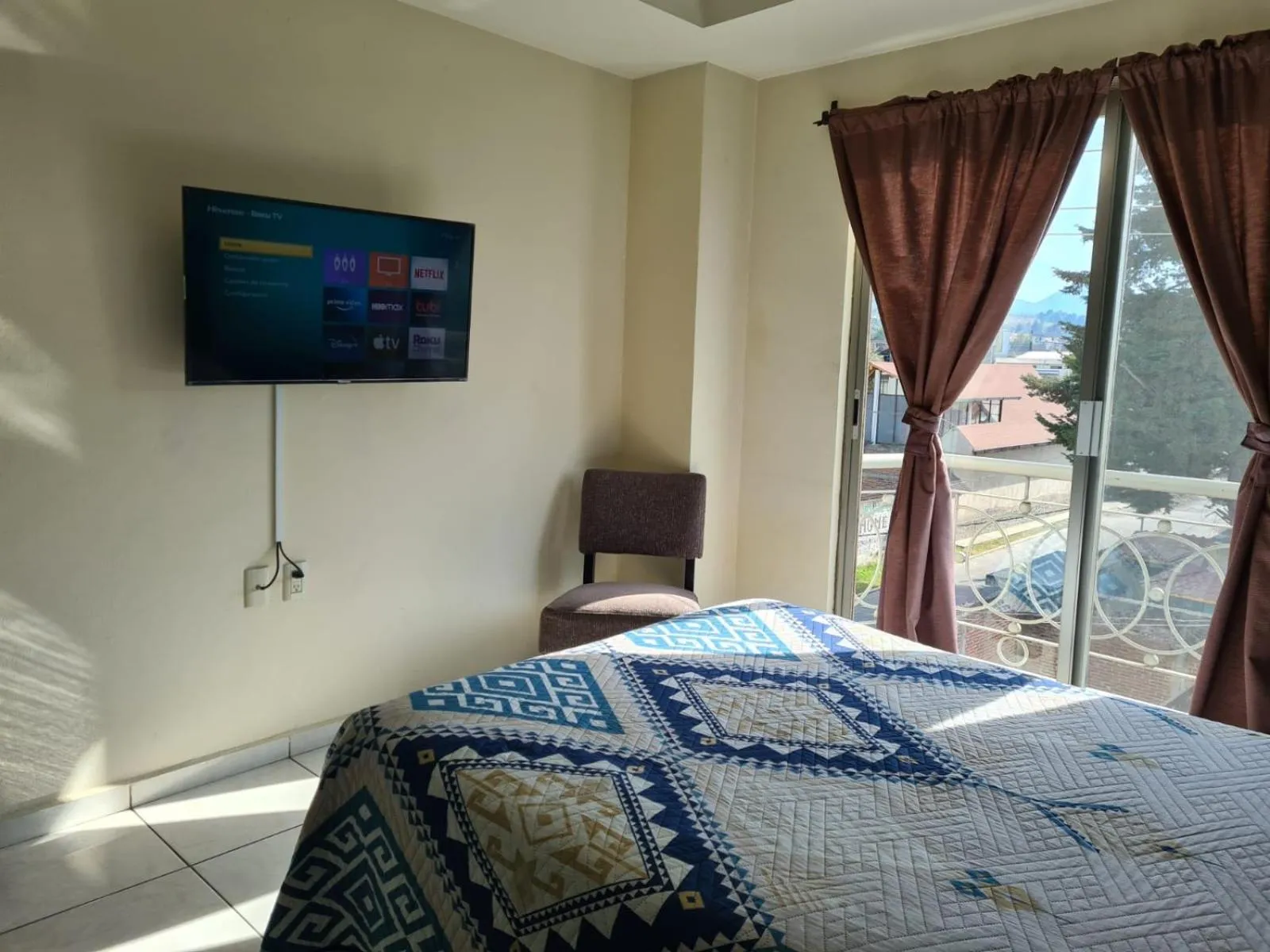 Bed in Hotel Santa Fe