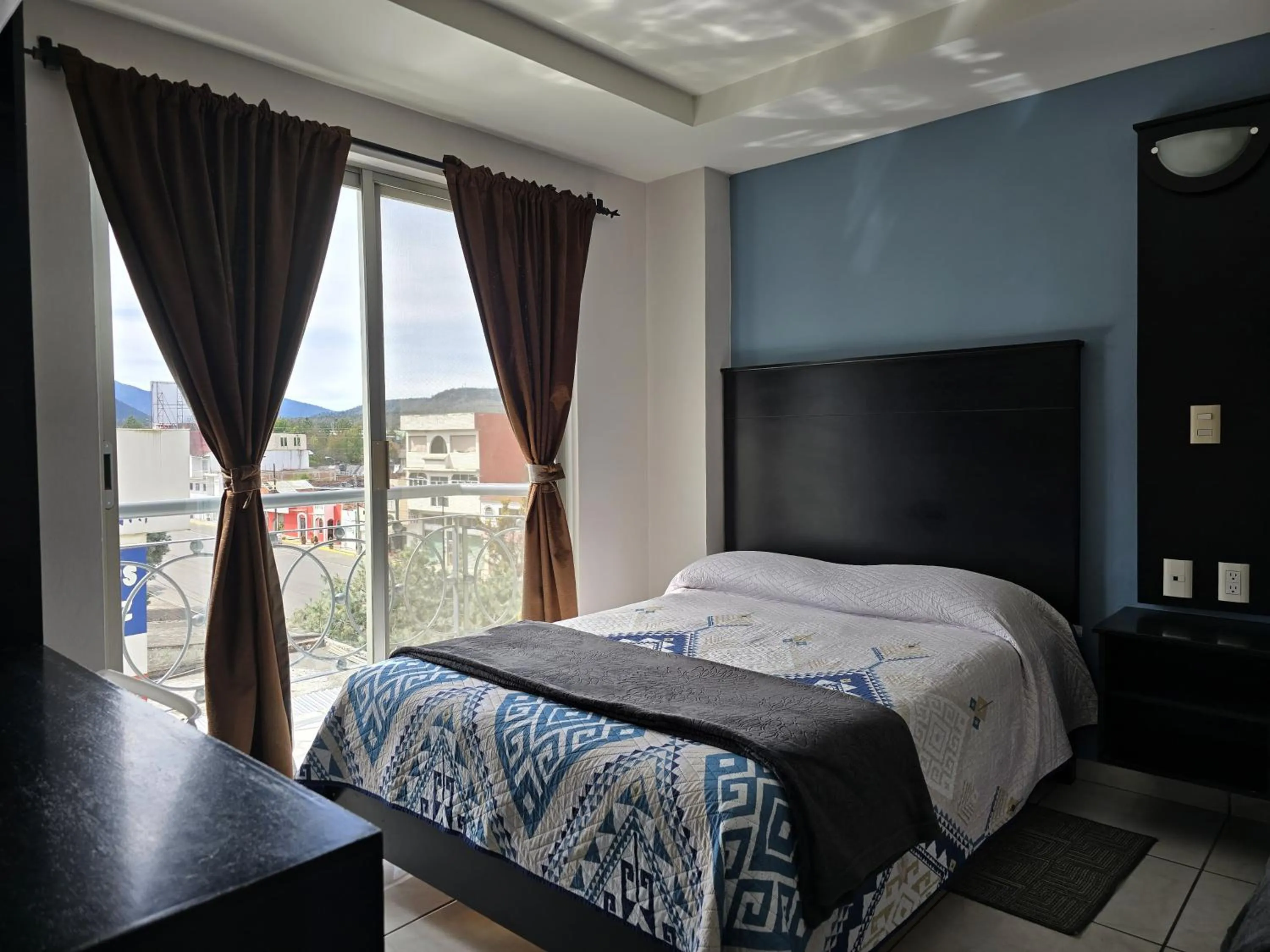 Bed in Hotel Santa Fe