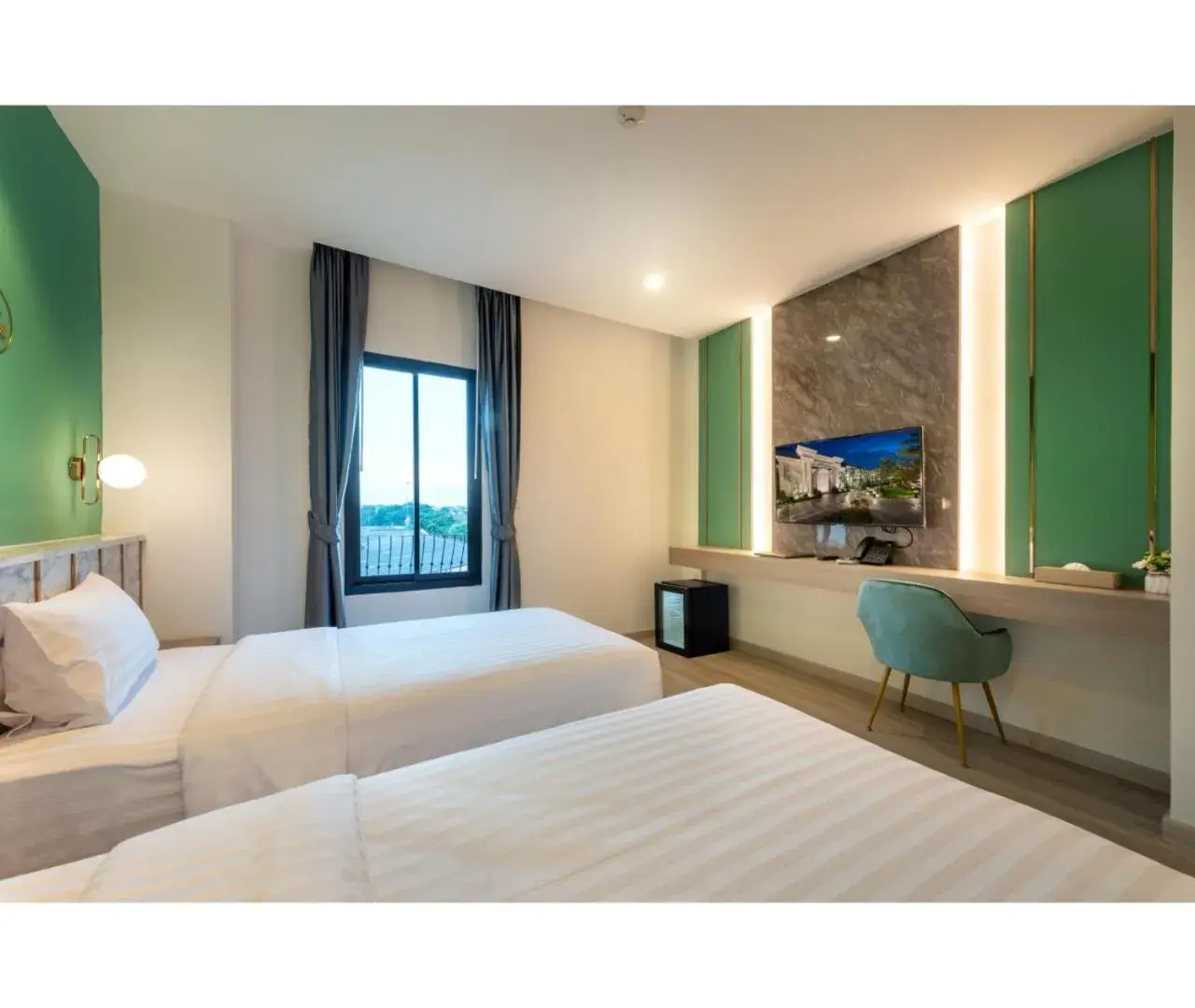 Deluxe Twin Room in Nine River Hotel Deluxe Twin Room in Nine River Hotel