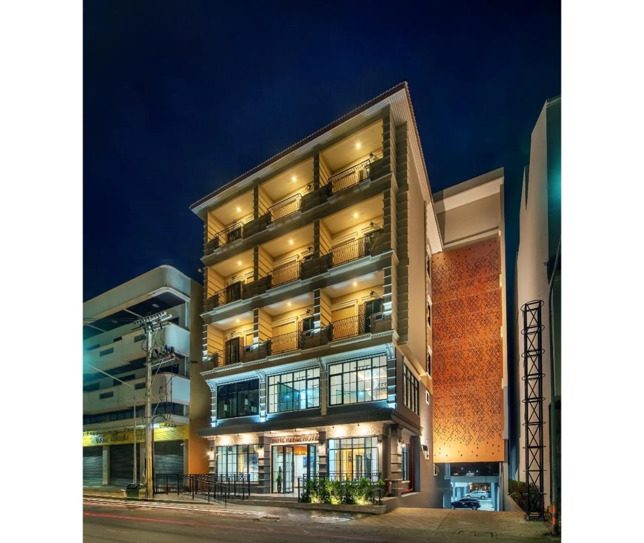 Property building in Nine River Hotel