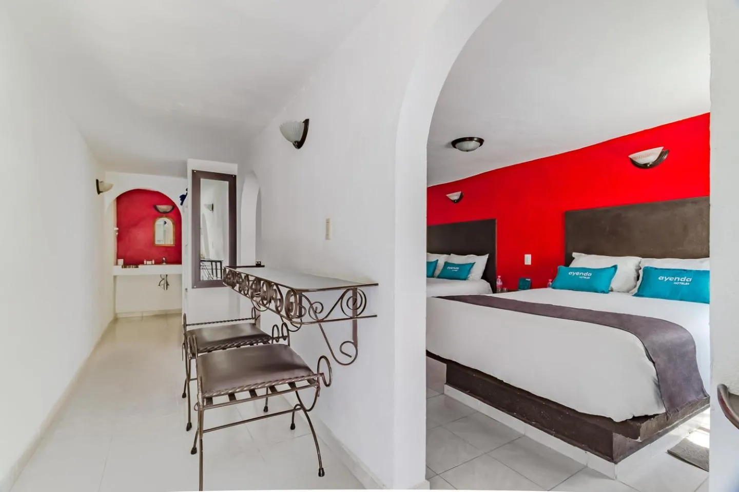 Bed in Ayenda Mesón del Río