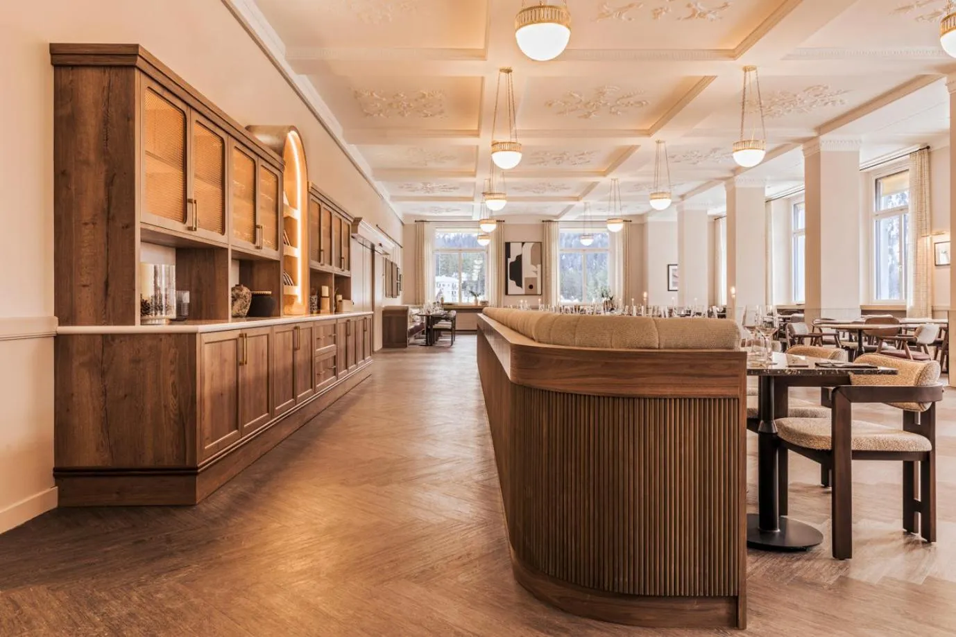 Restaurant/places to eat in Hotel Altein Arosa, a Faern Collection Resort