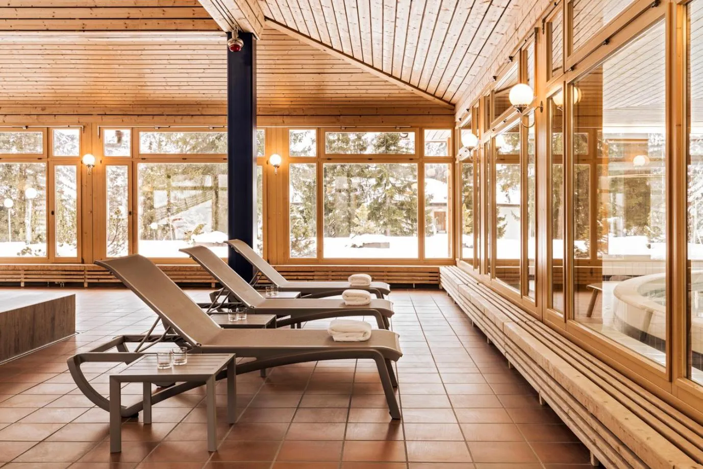 Spa and wellness centre/facilities in Hotel Altein Arosa, a Faern Collection Resort