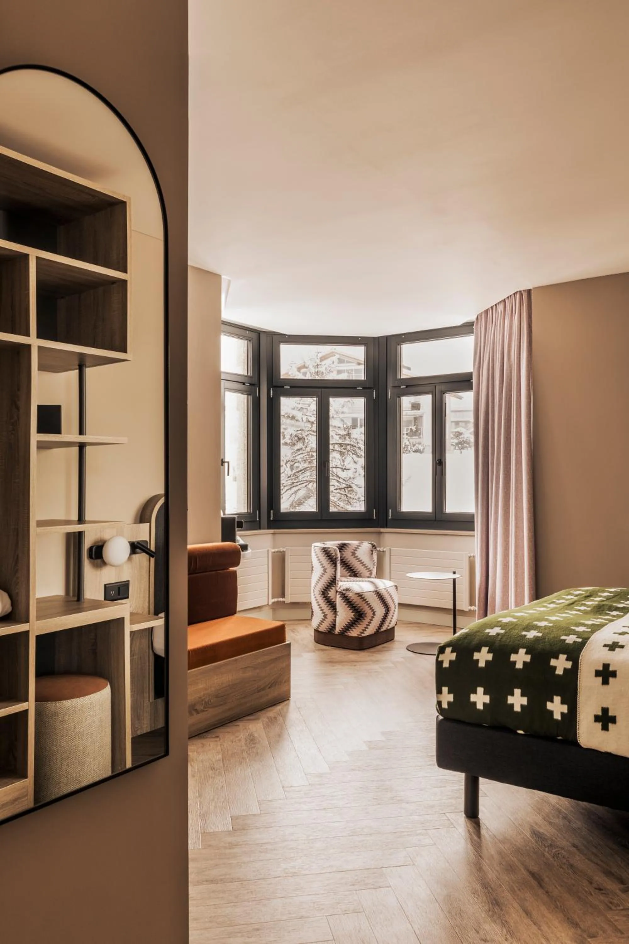 Bedroom, Bed in Hotel Altein Arosa, a Faern Collection Resort