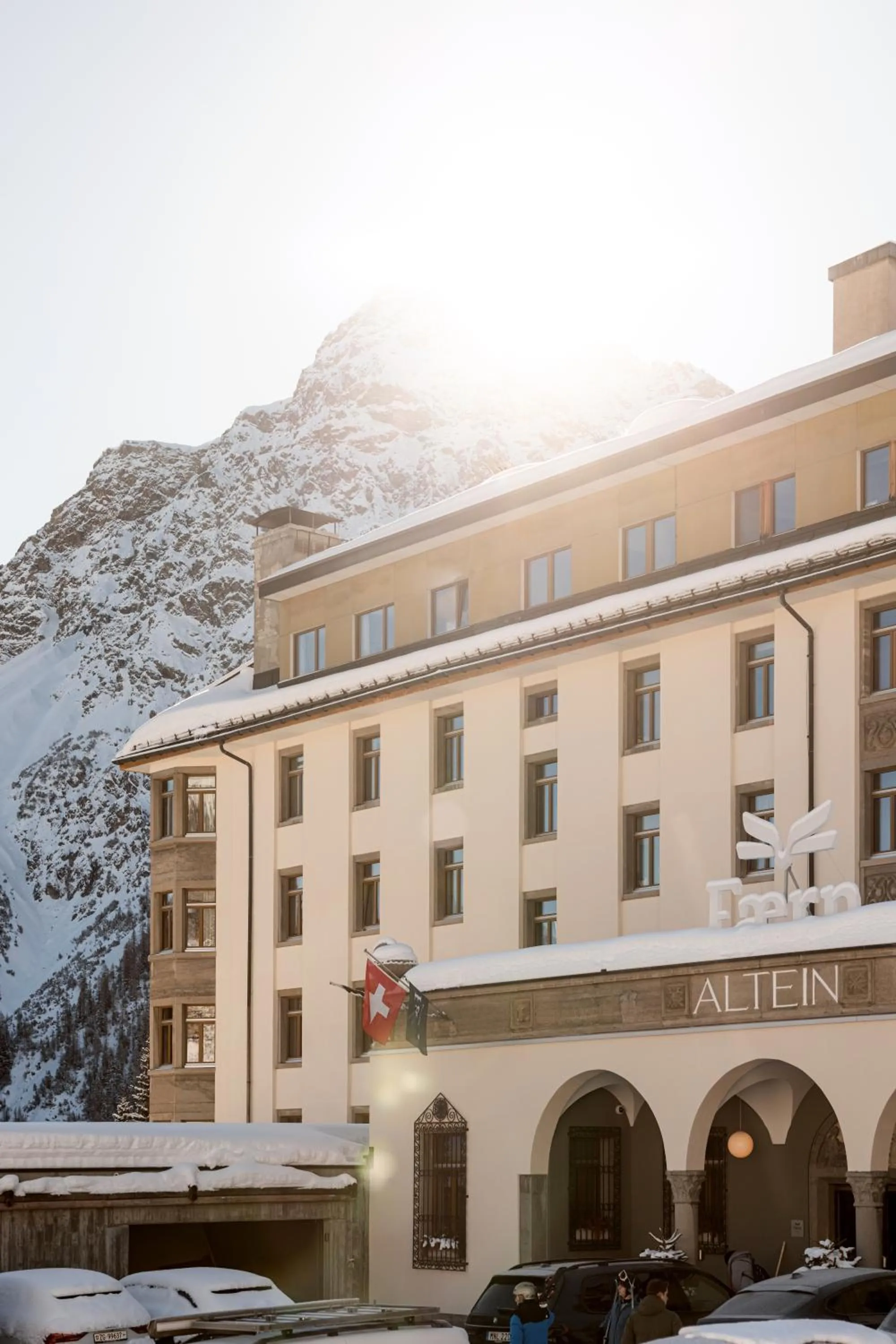 Property building in Hotel Altein Arosa, a Faern Collection Resort