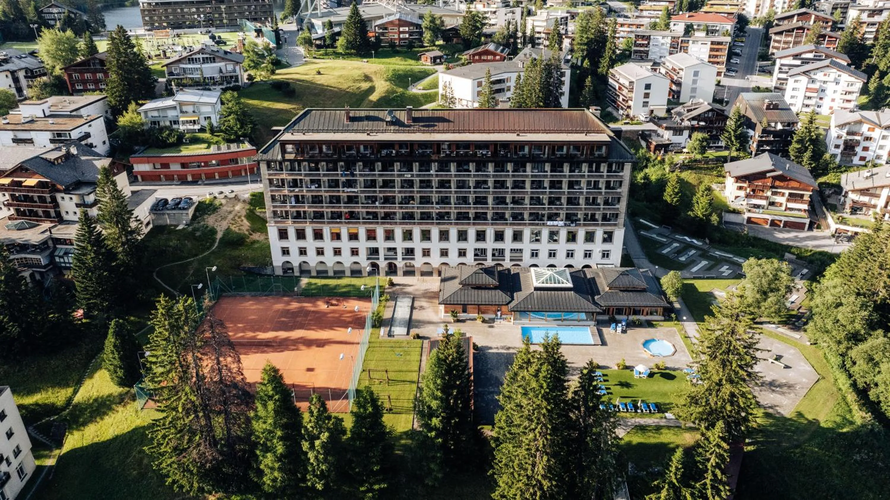 Property building in Hotel Altein Arosa, a Faern Collection Resort