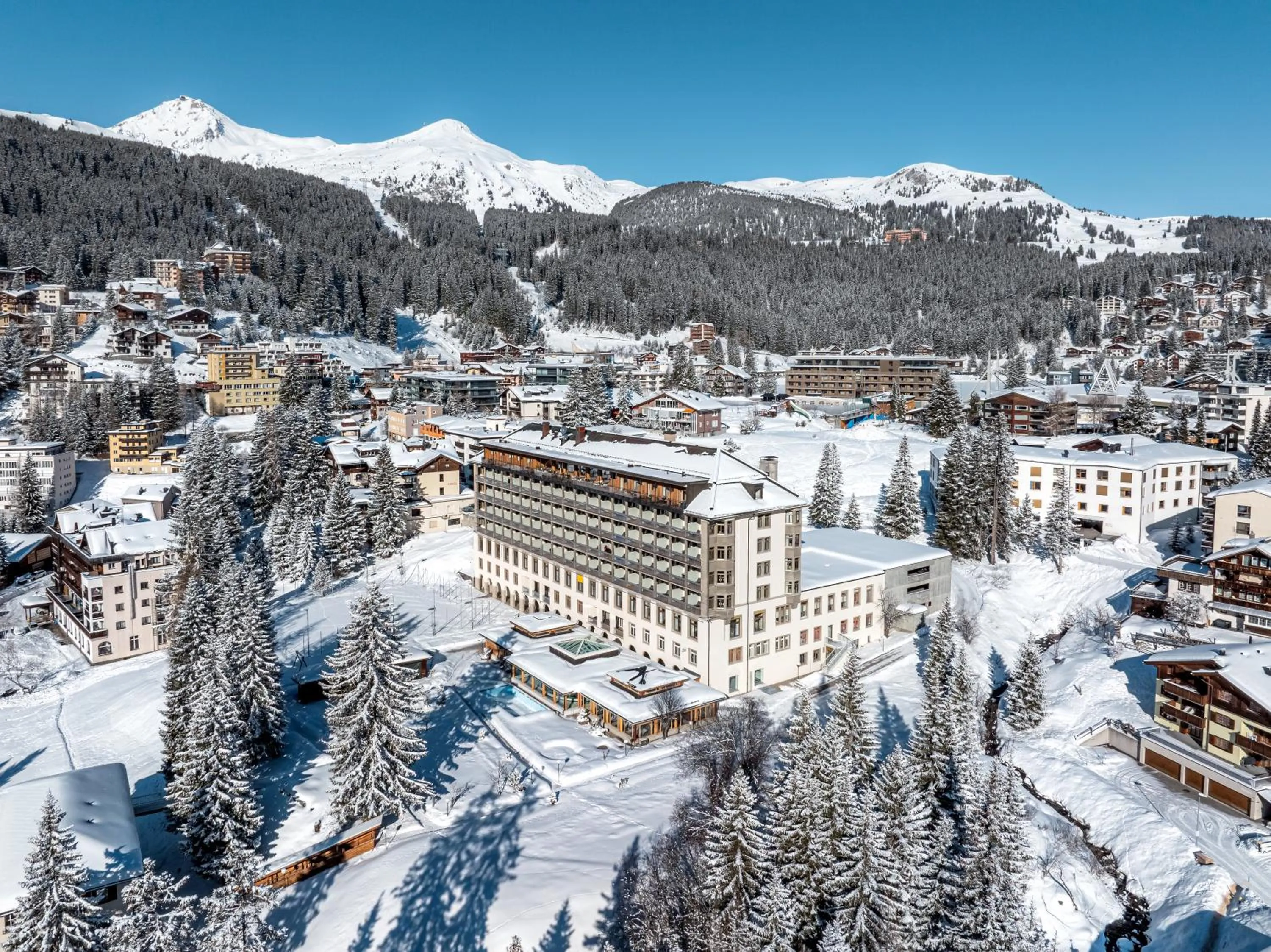 Property building in Hotel Altein Arosa, a Faern Collection Resort