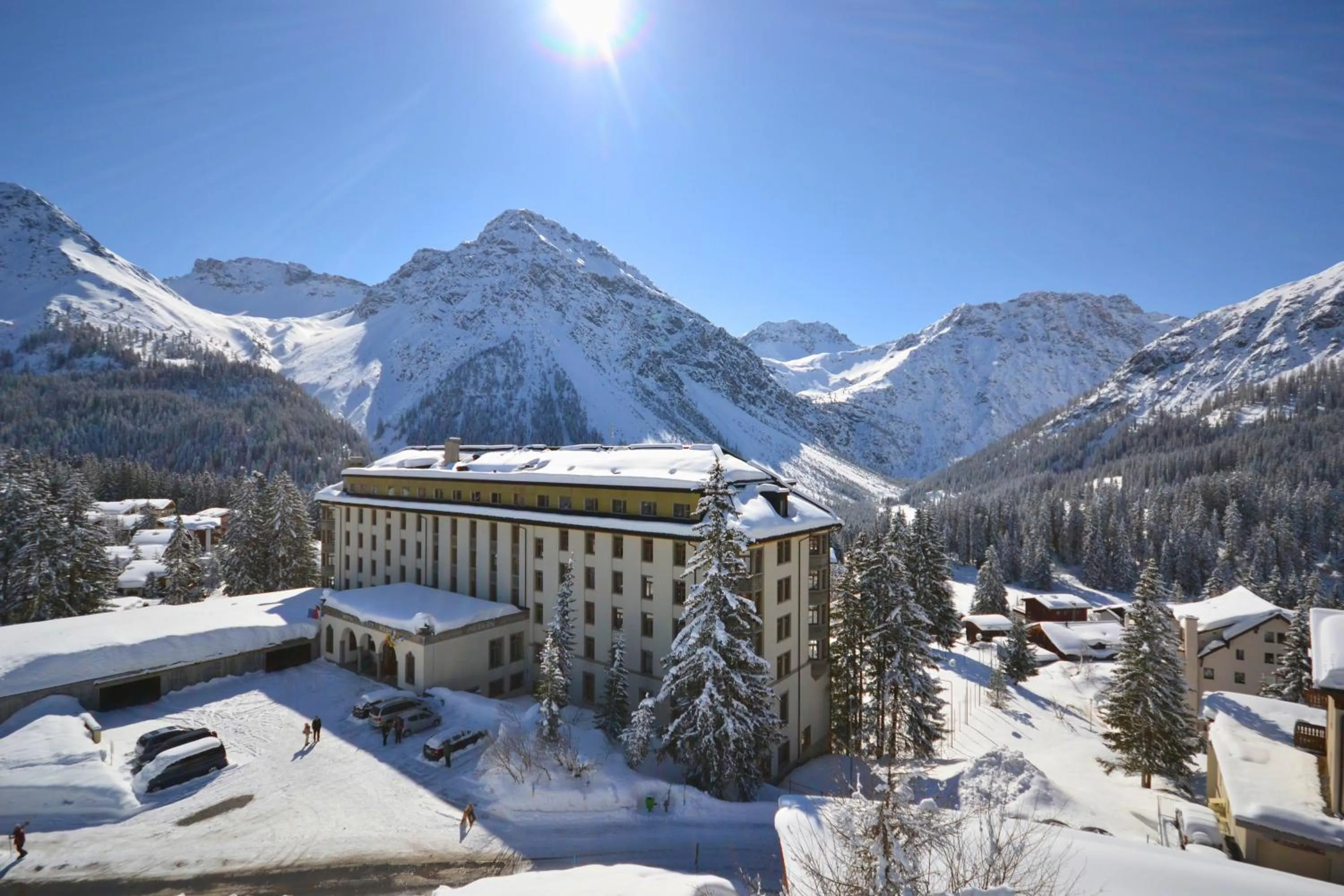 Property building in Hotel Altein Arosa, a Faern Collection Resort