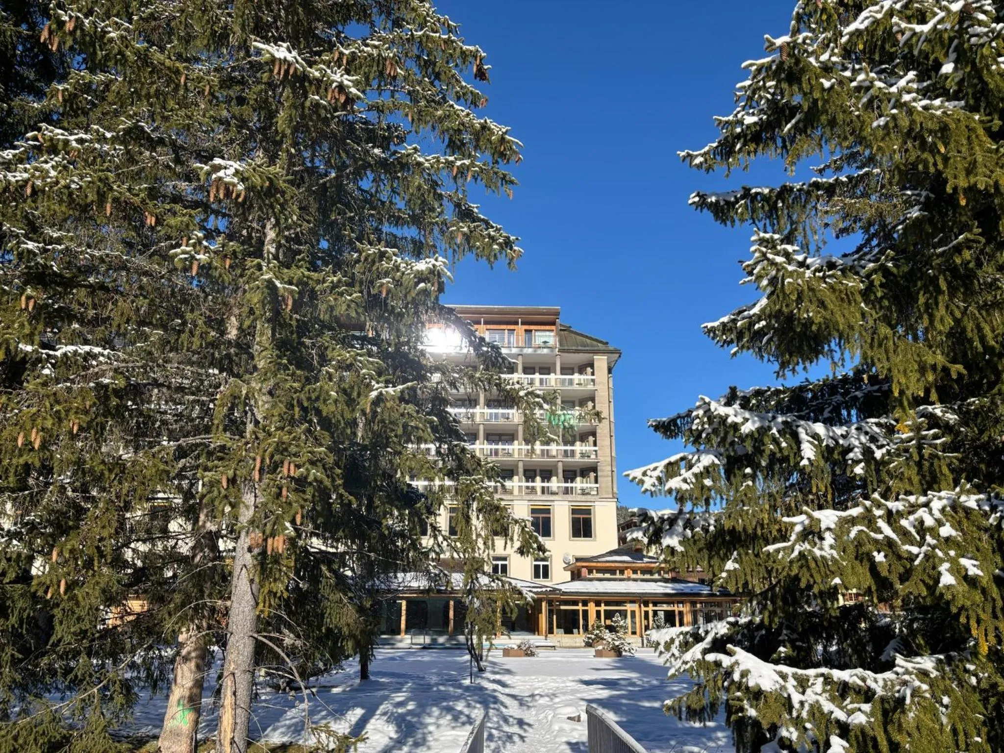 Property building in Hotel Altein Arosa, a Faern Collection Resort