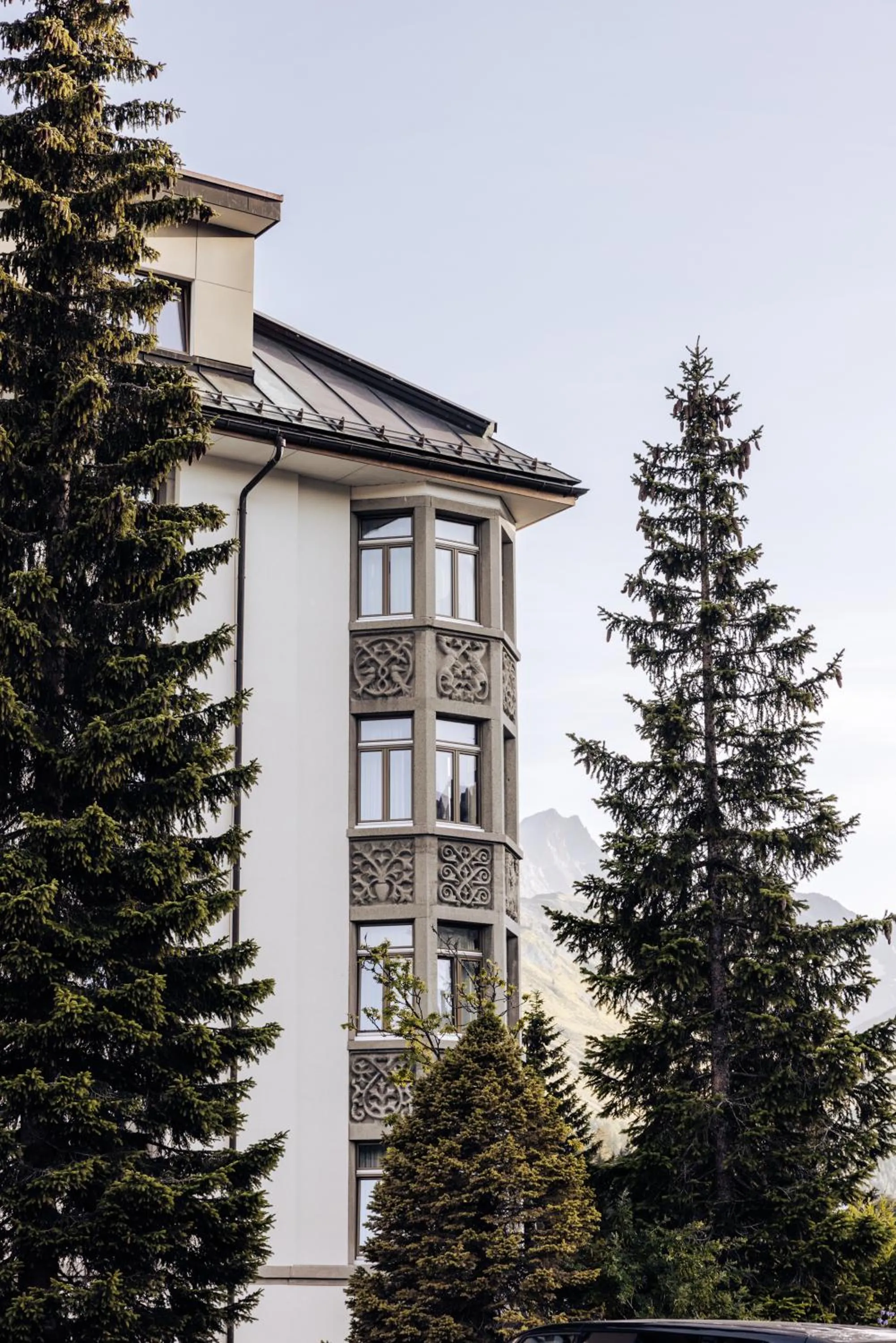 Property building in Hotel Altein Arosa, a Faern Collection Resort