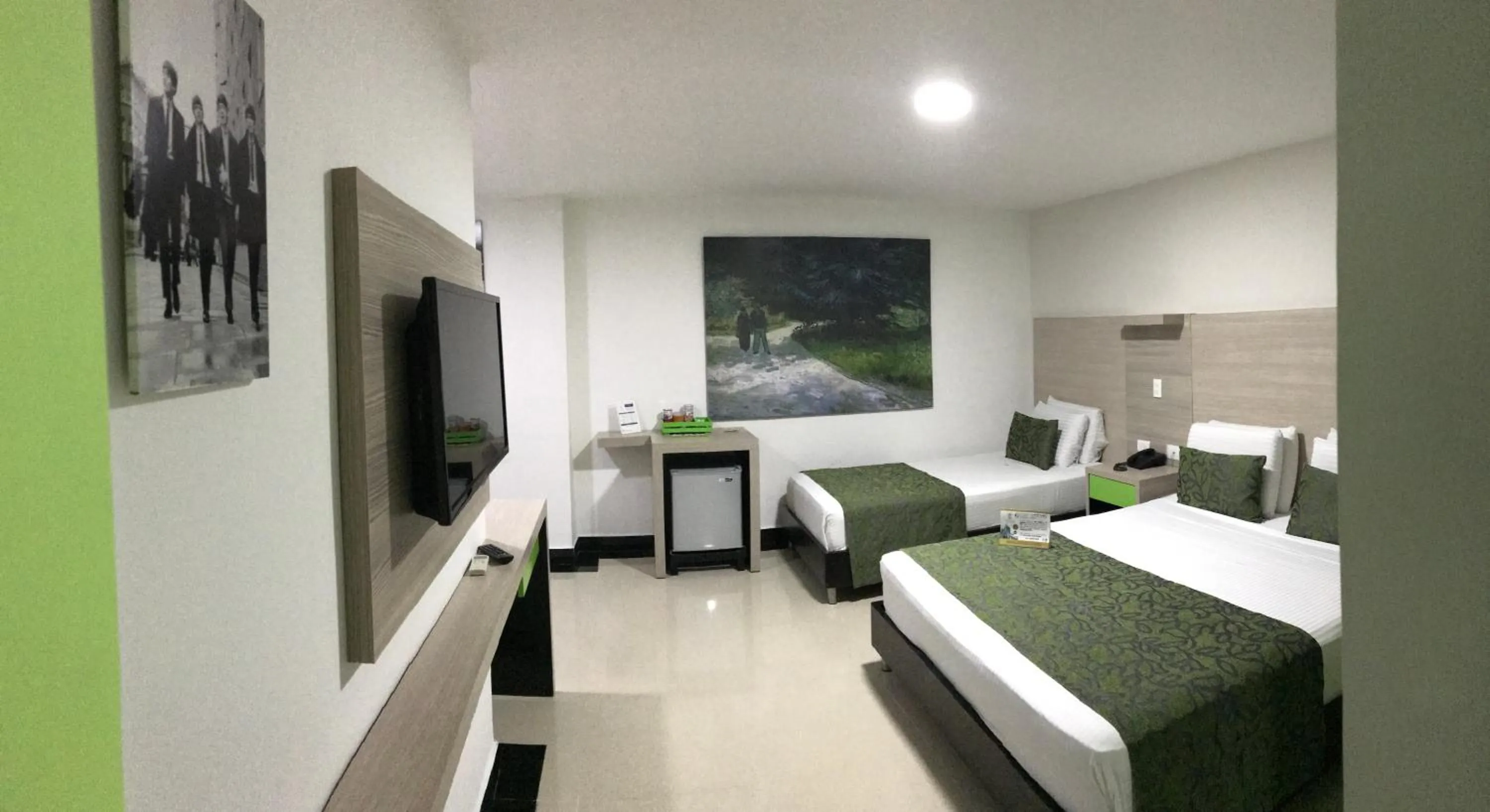 Bed in Hotel Genova Prado