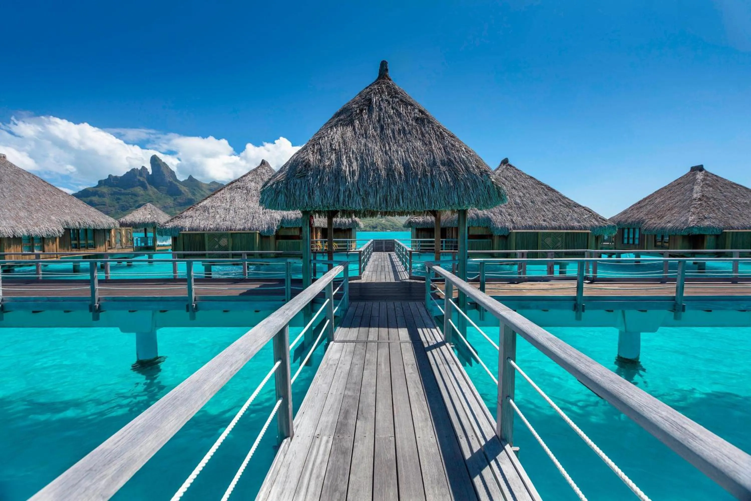 Property building in The St. Regis Bora Bora Resort