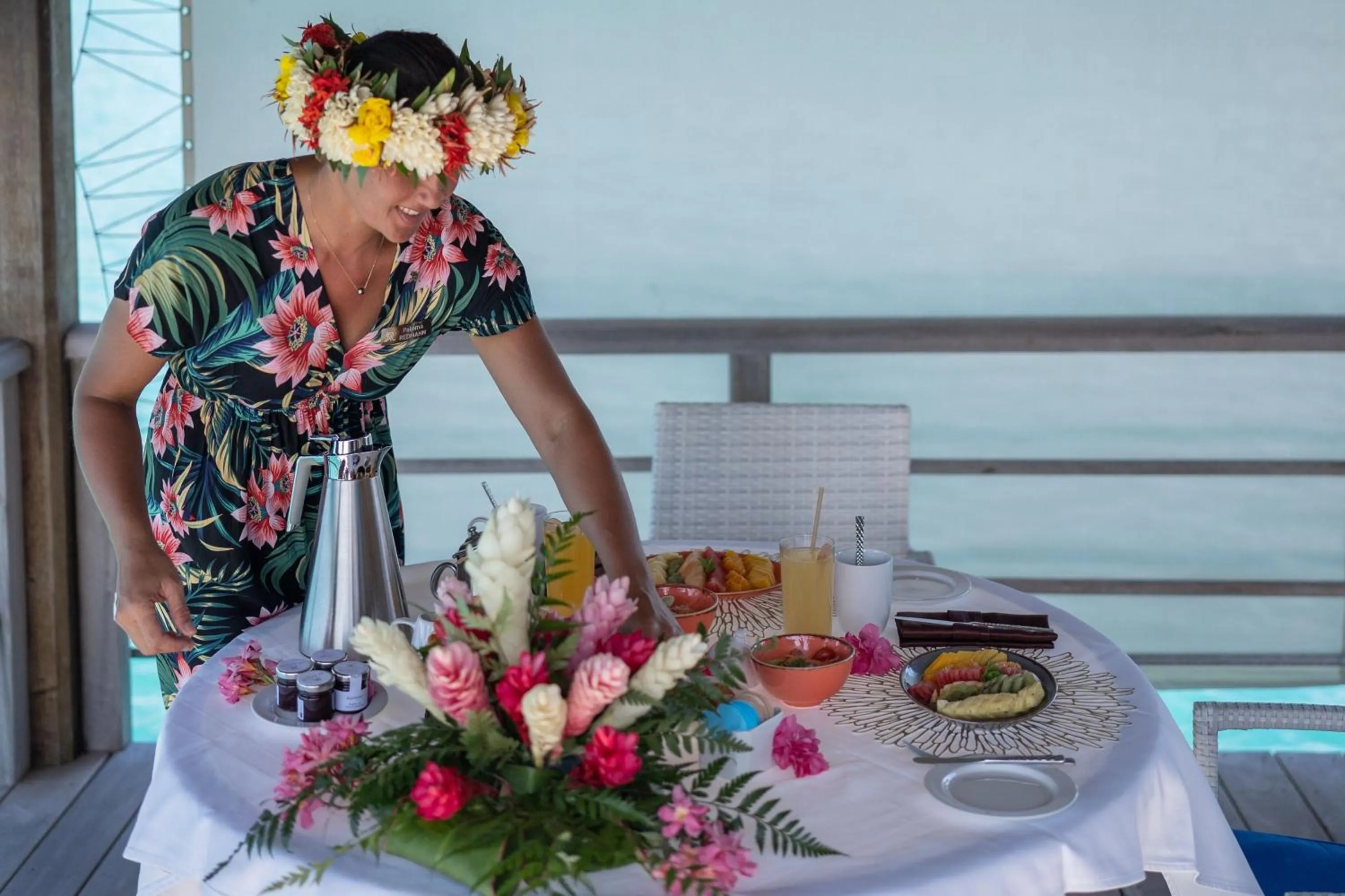 Breakfast in The St. Regis Bora Bora Resort