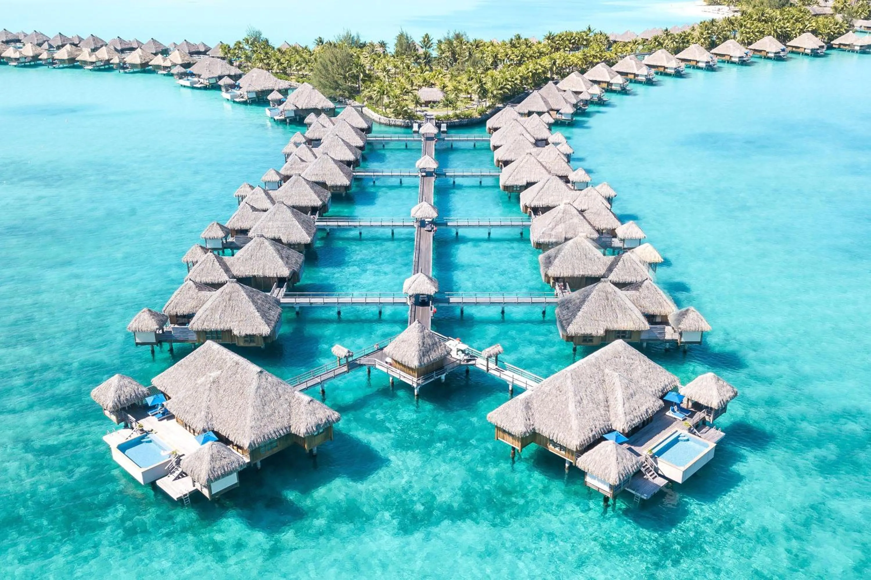 Property building in The St. Regis Bora Bora Resort