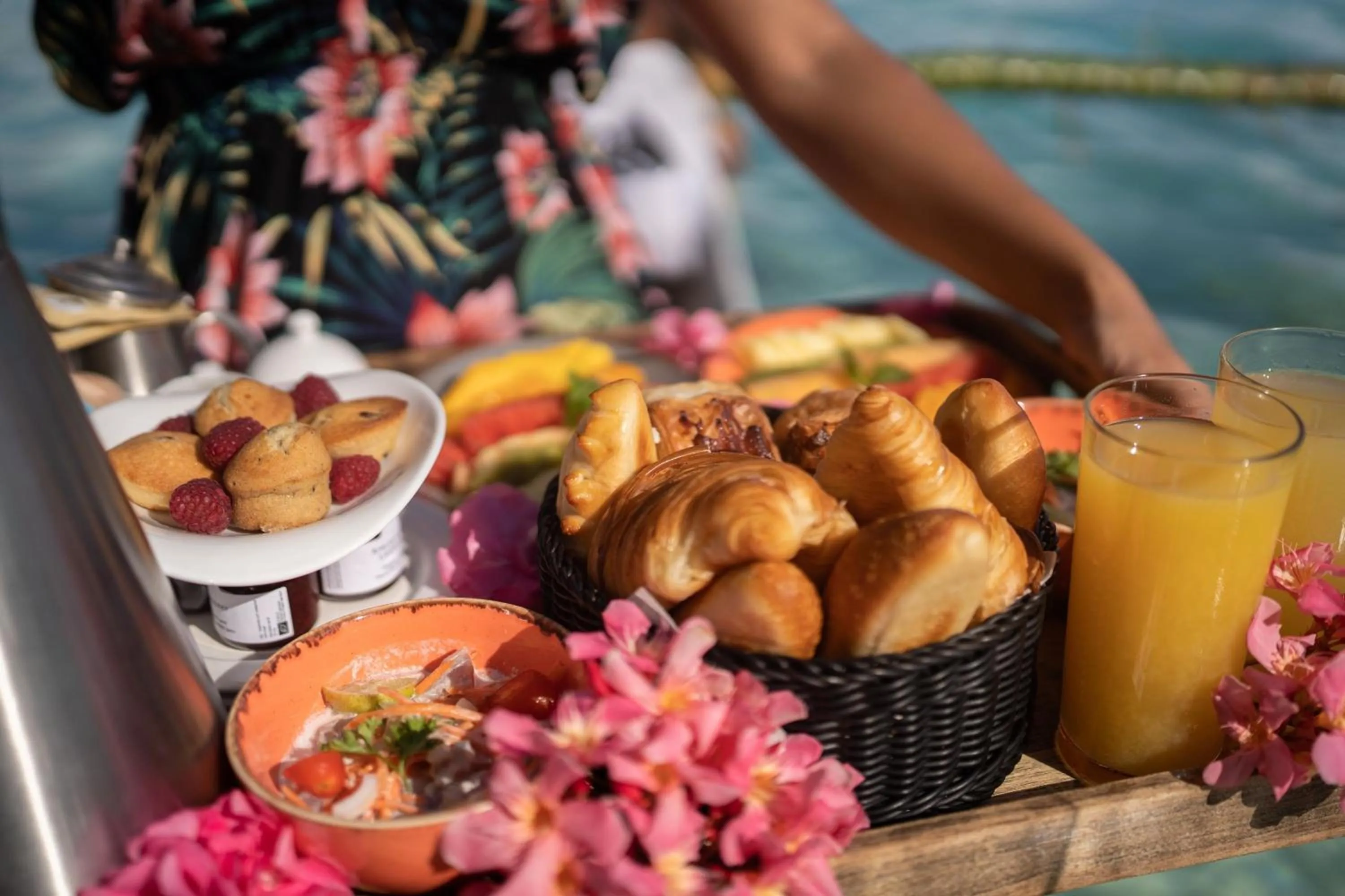 Breakfast in The St. Regis Bora Bora Resort