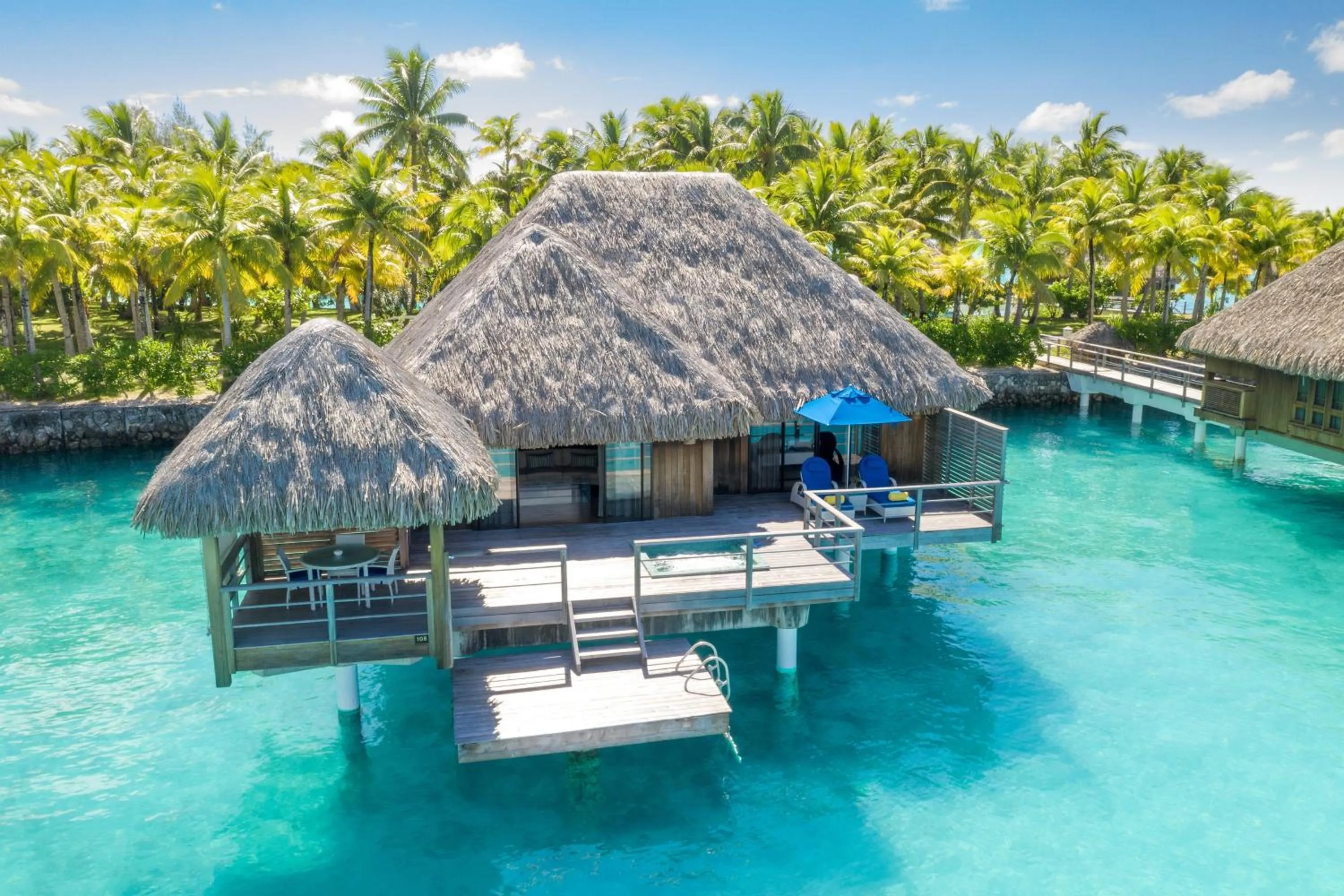 Property building in The St. Regis Bora Bora Resort