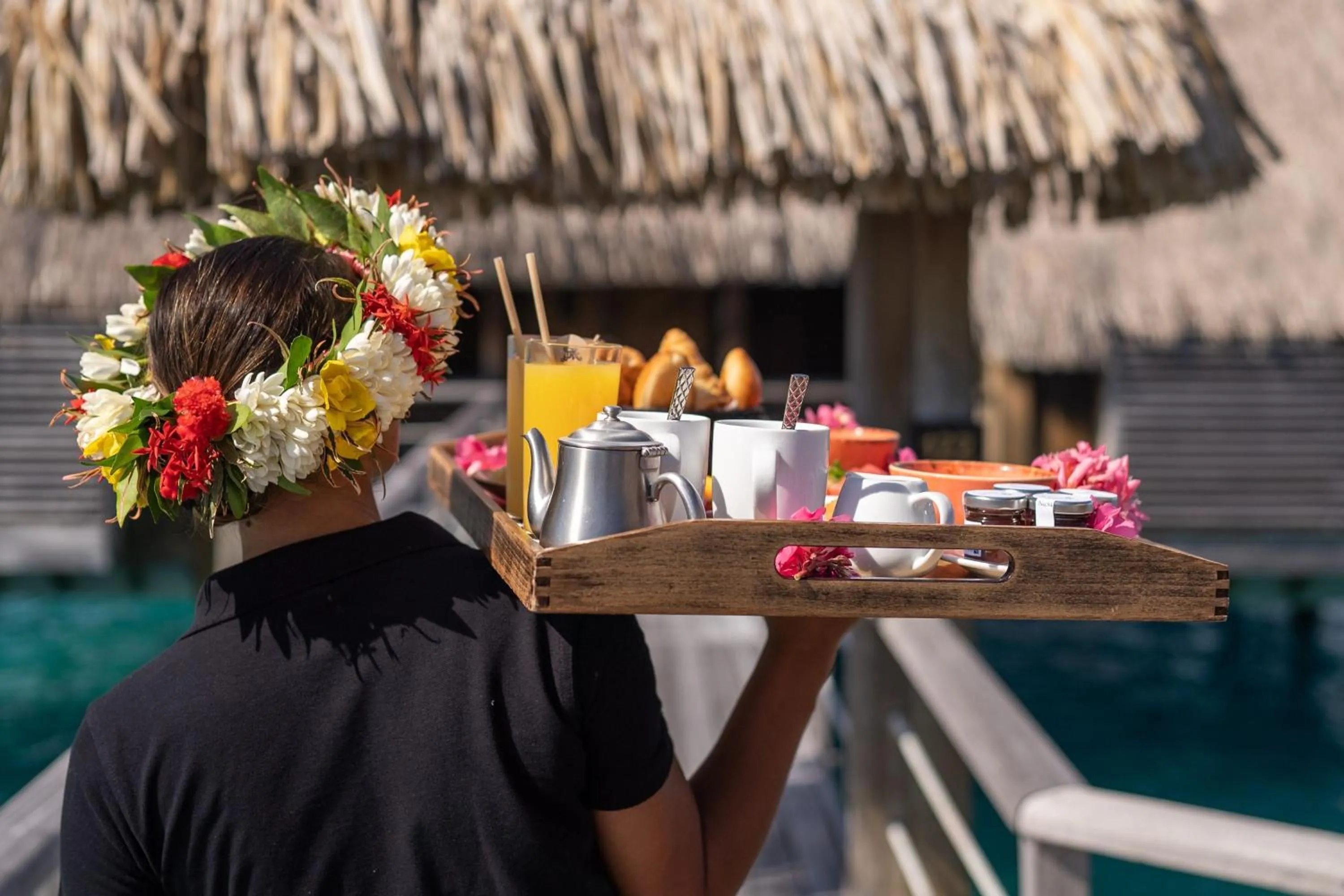 Breakfast in The St. Regis Bora Bora Resort