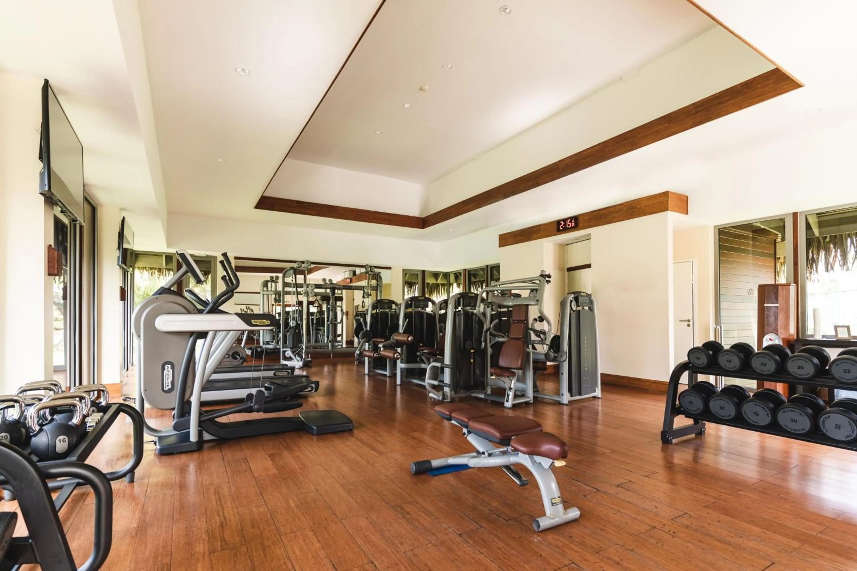 Fitness centre/facilities in The St. Regis Bora Bora Resort