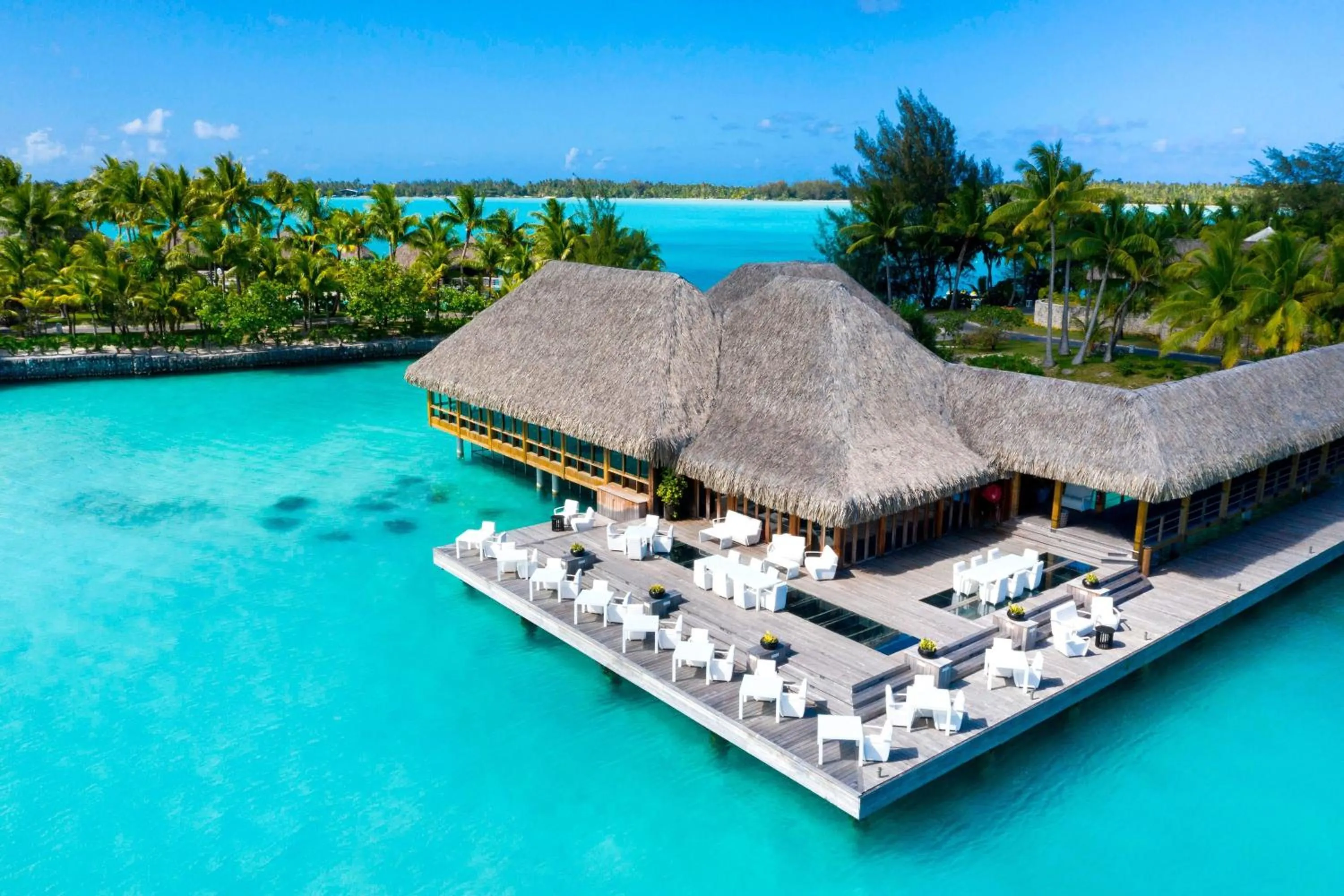 Property building in The St. Regis Bora Bora Resort