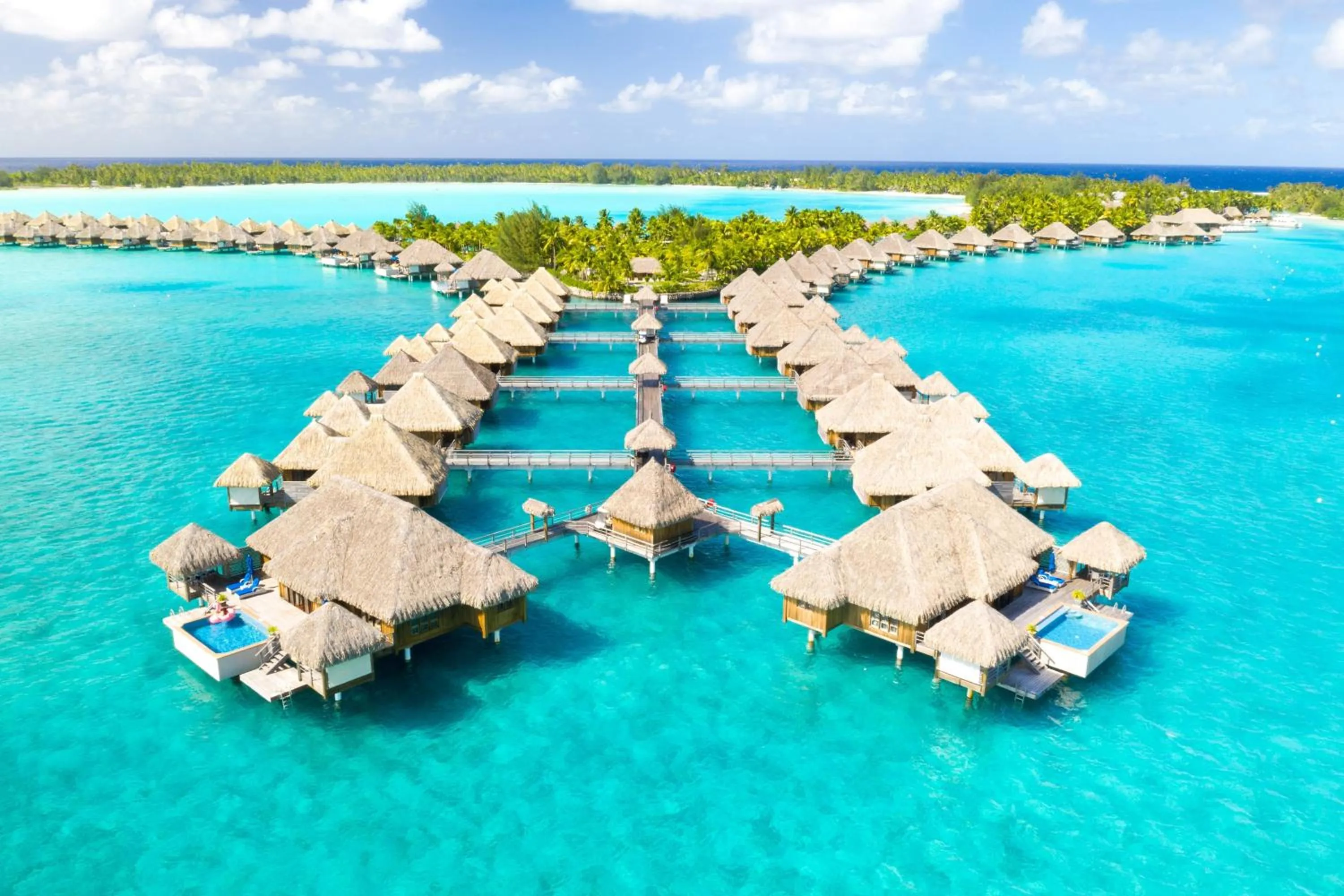 Bedroom in The St. Regis Bora Bora Resort