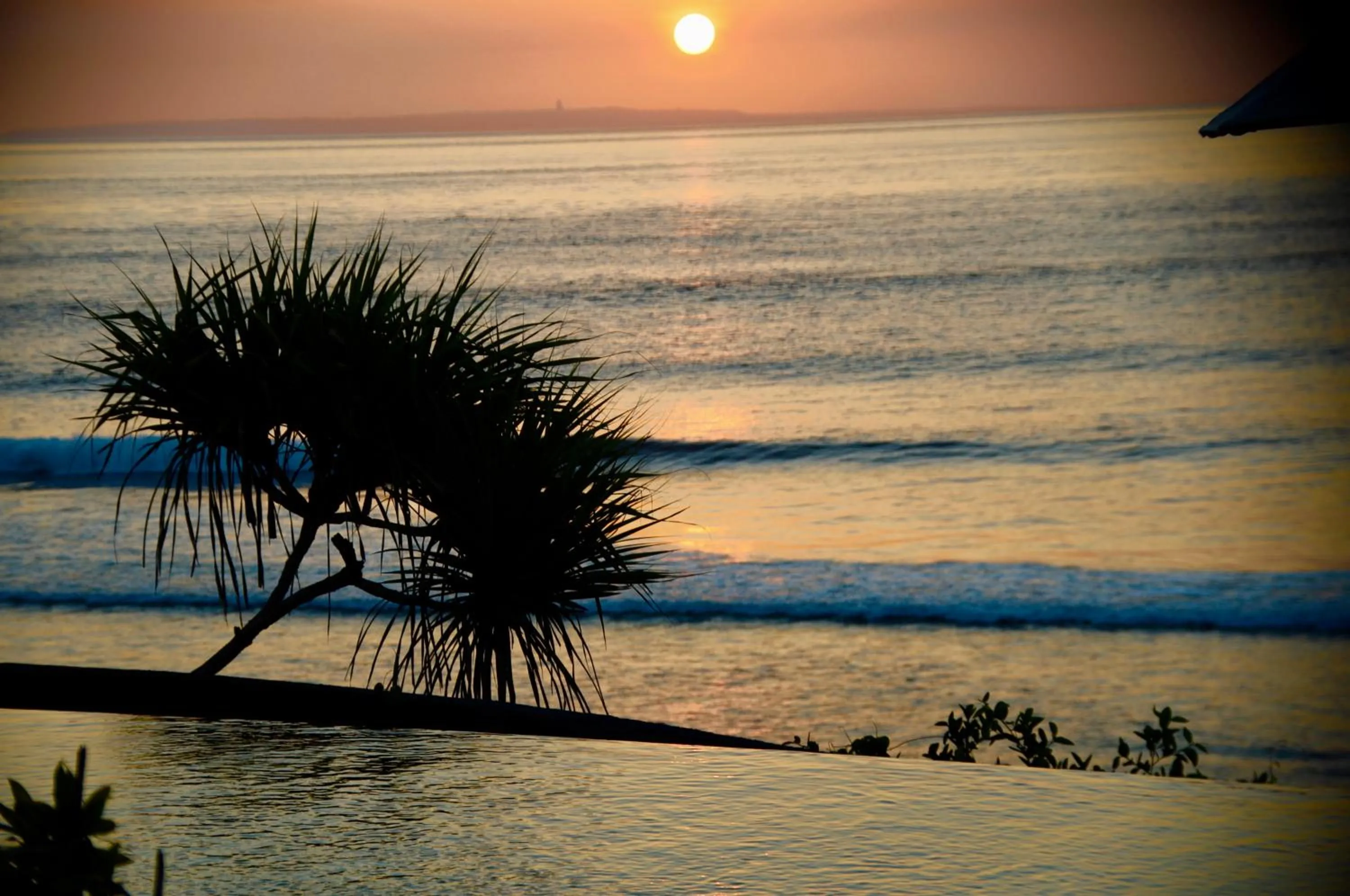 Beach in The Palms Ceningan Hotel