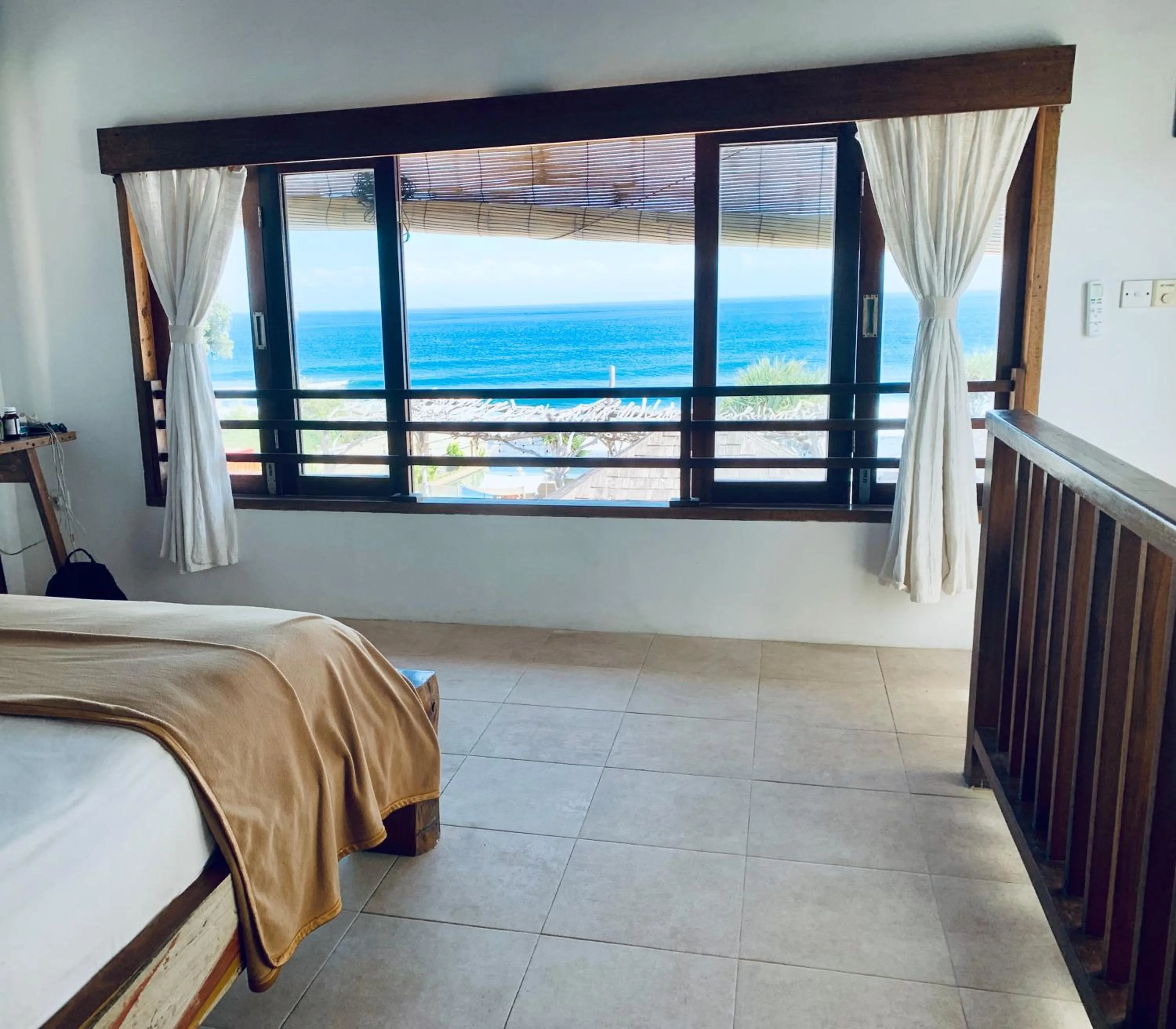 Sea view, Bed in The Palms Ceningan Hotel