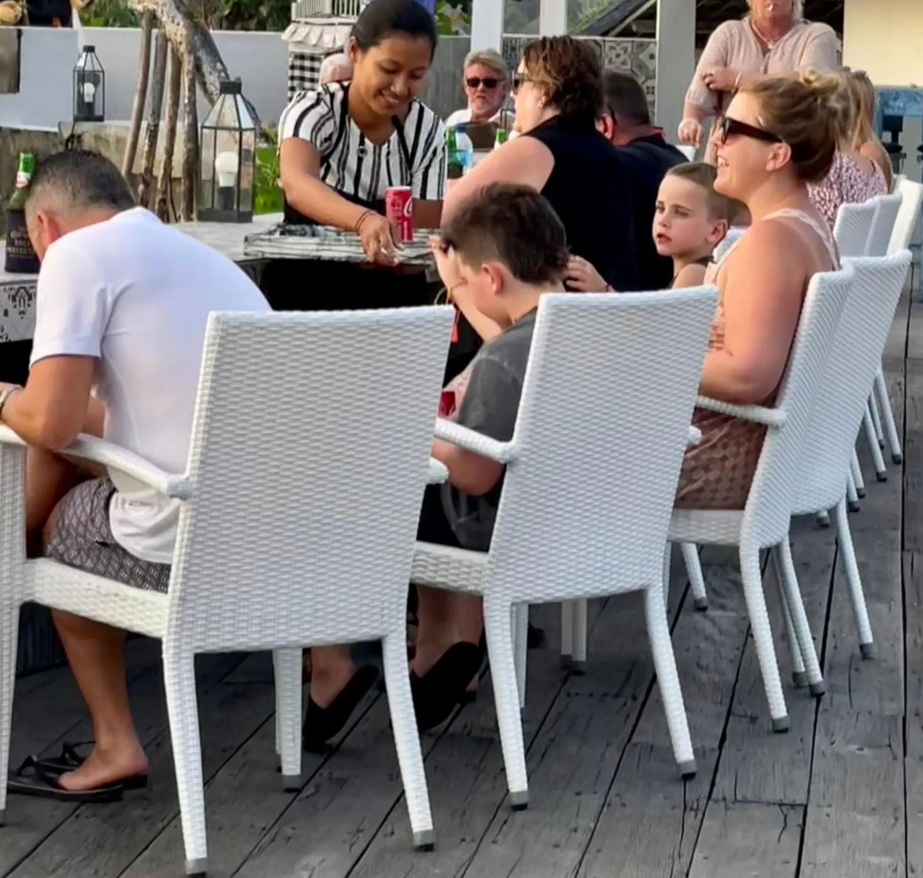 Restaurant/places to eat in The Palms Ceningan Hotel