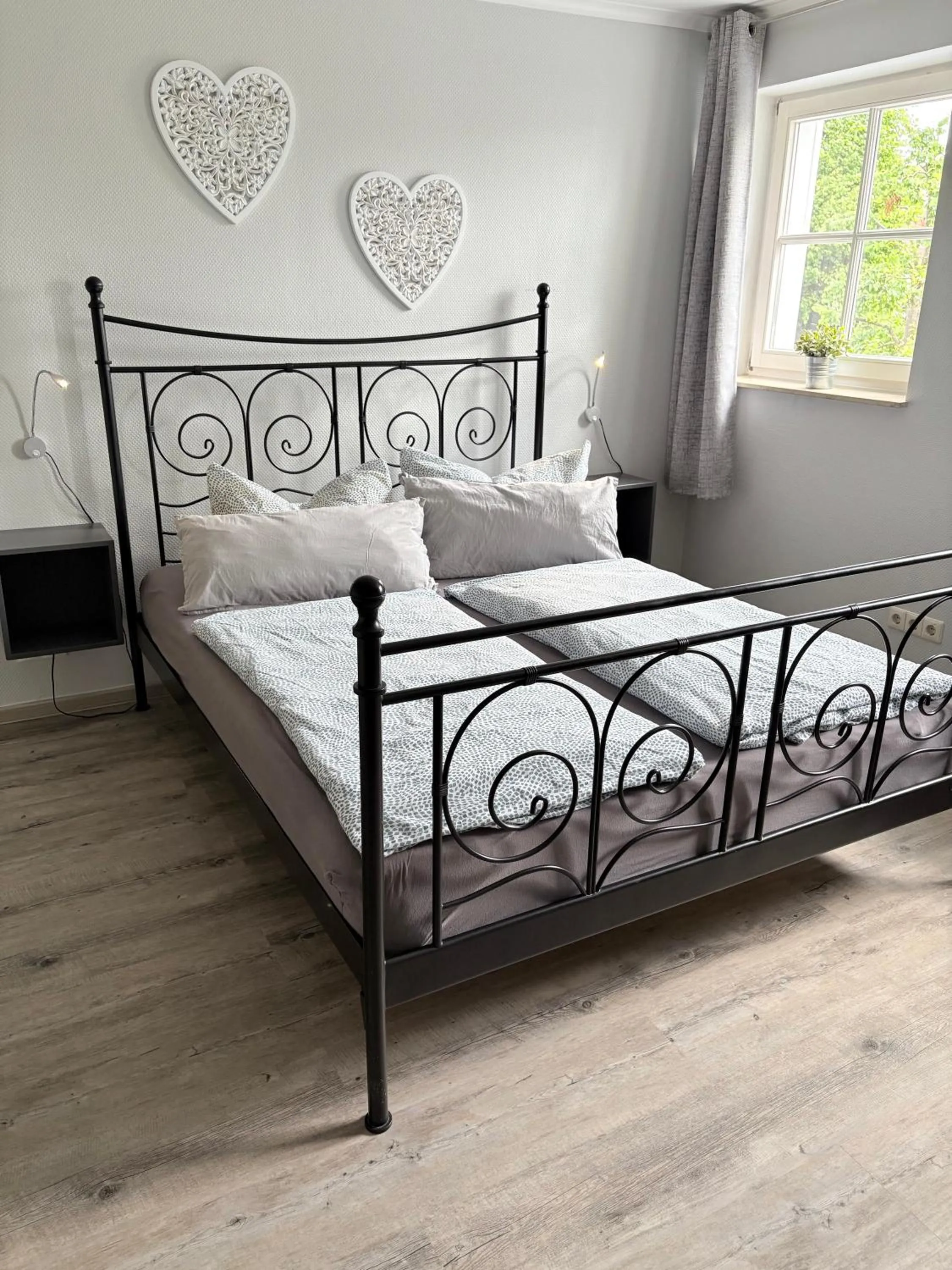 Bed in Haus Ferienglück Sauna im Haus