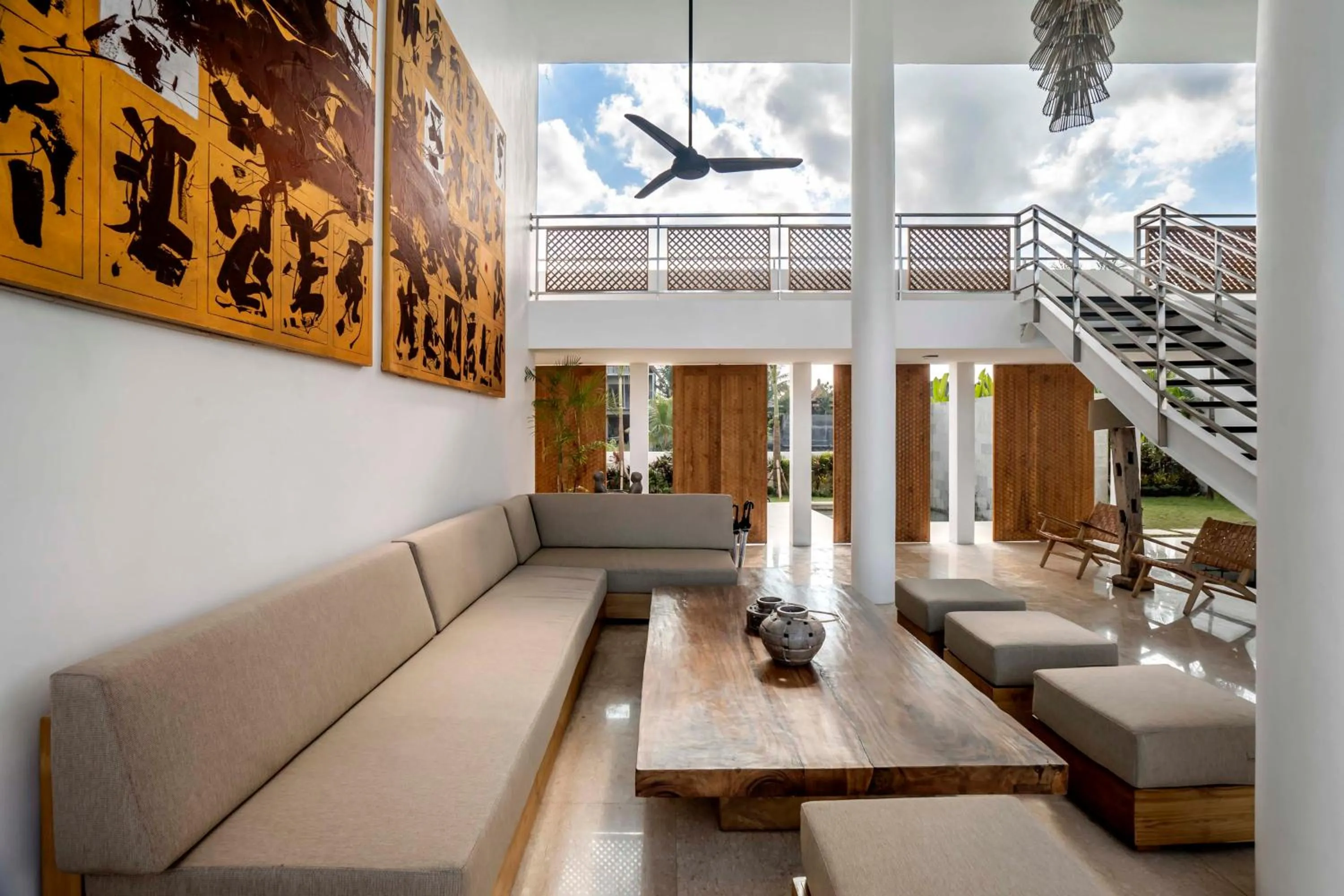 Living room in Villa Mushika by BaliSuperHost