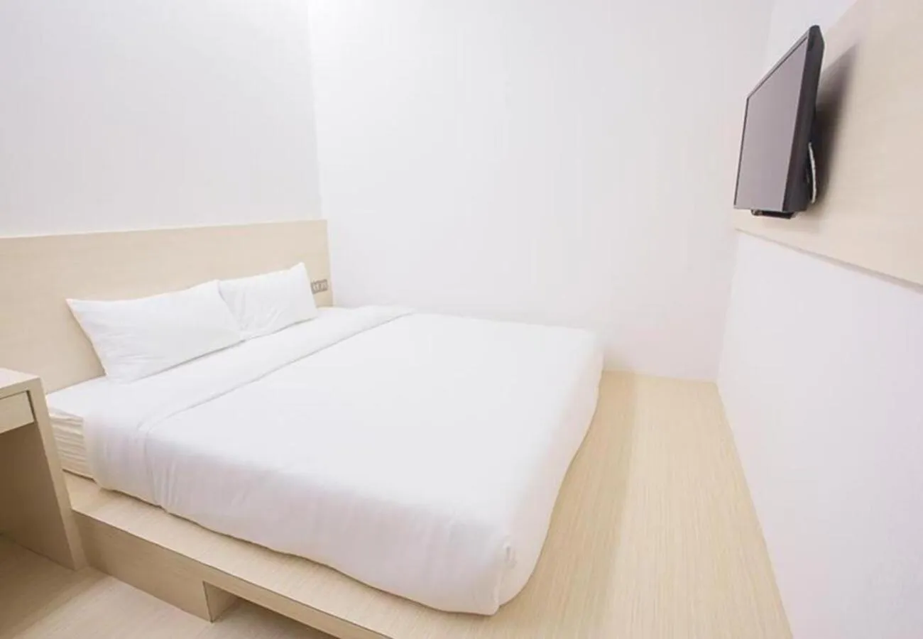 Bed in Minimalist Hotel
