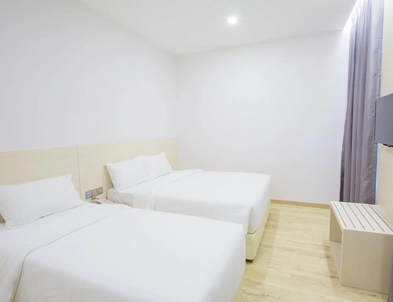 Bed in Minimalist Hotel