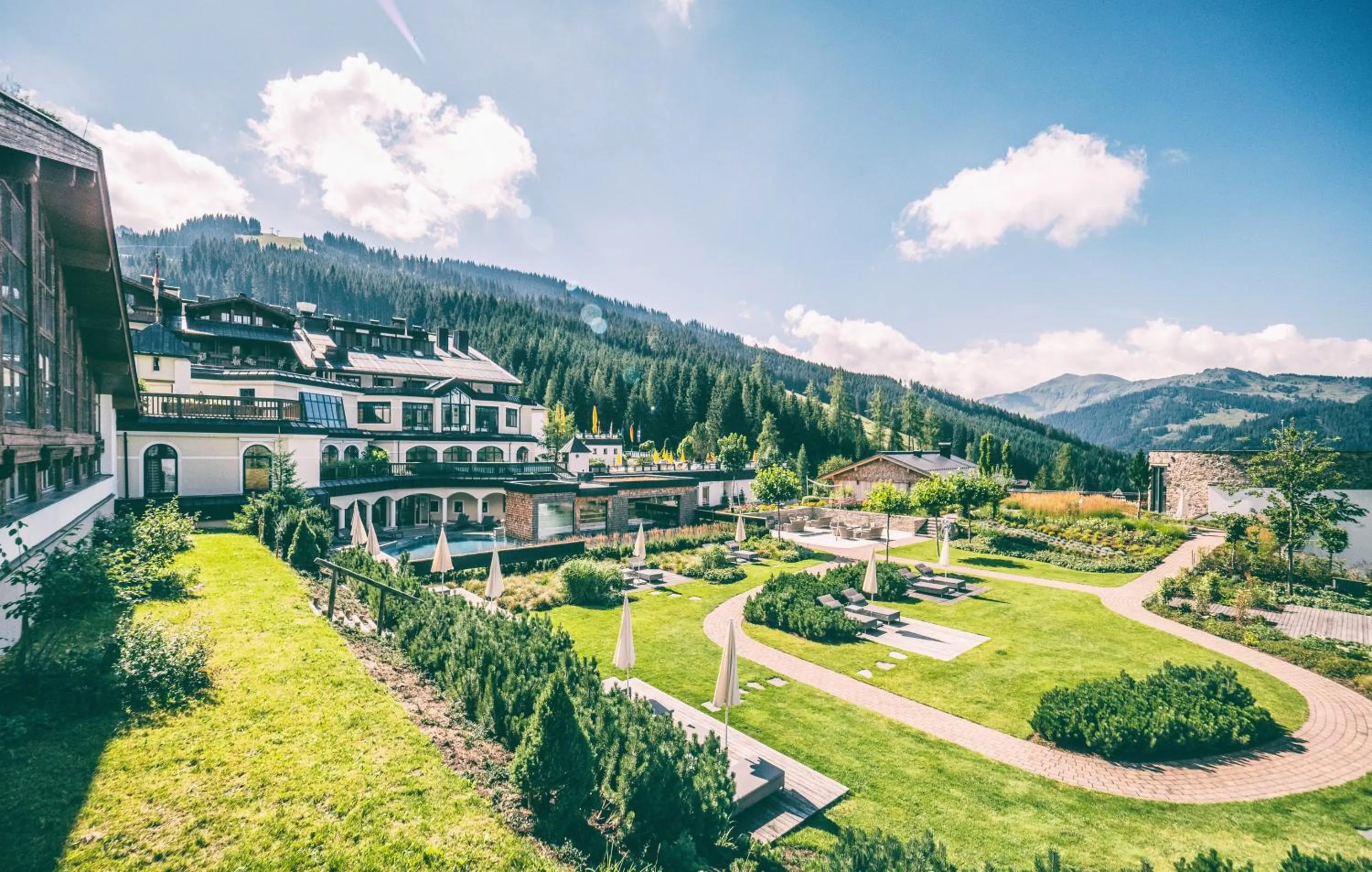 Natural landscape in Übergossene Alm Resort