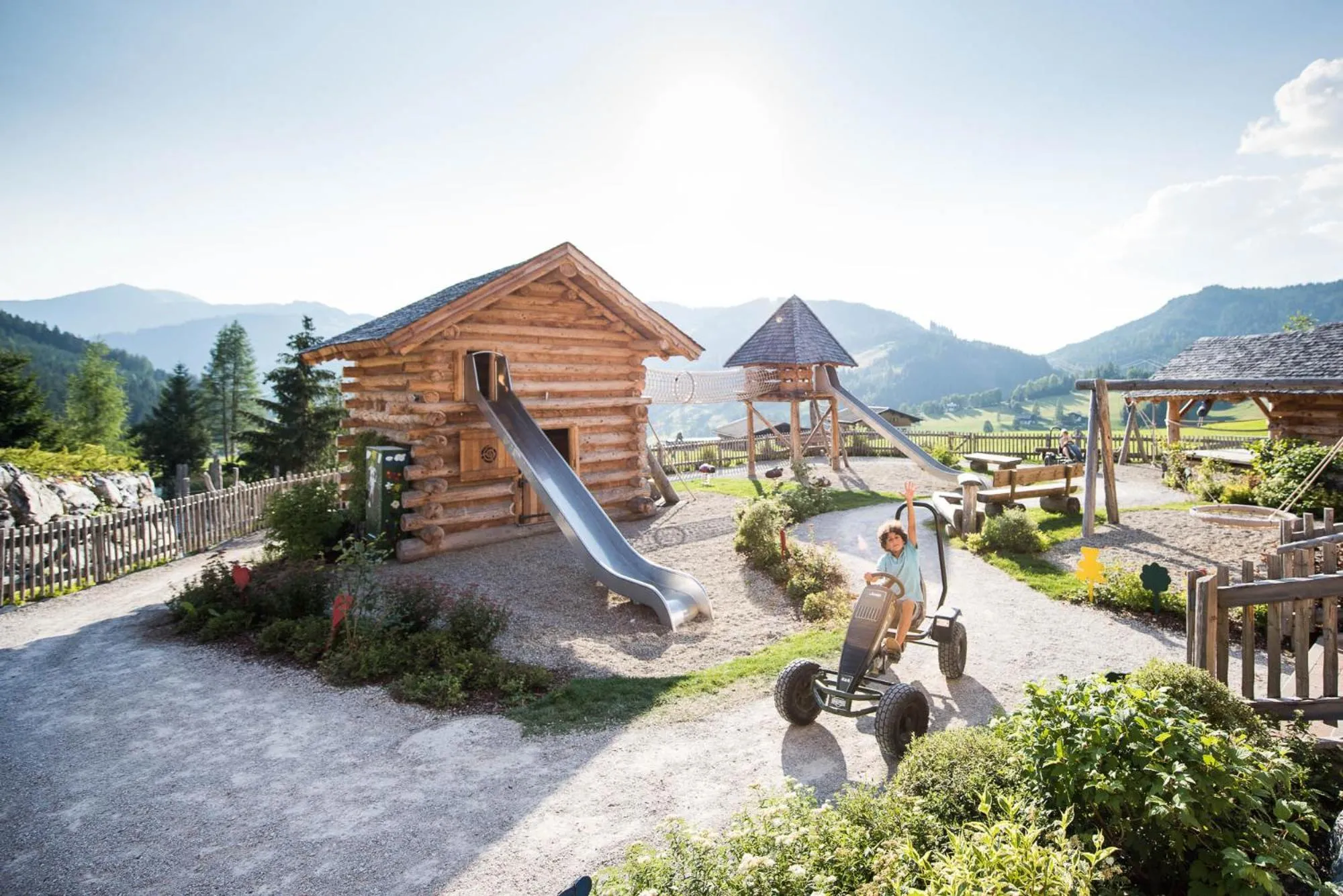 Children play ground in Übergossene Alm Resort