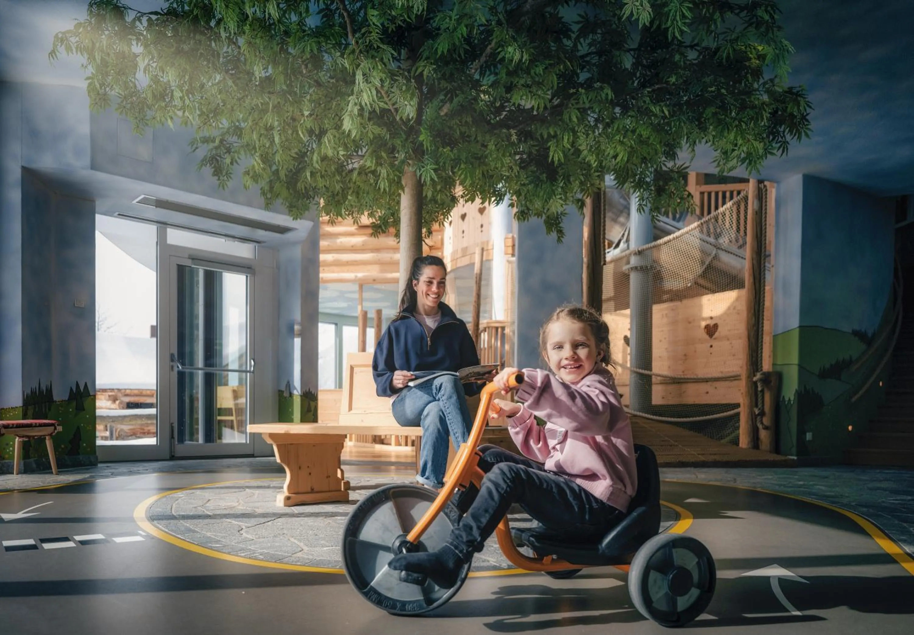 Children play ground in Übergossene Alm Resort