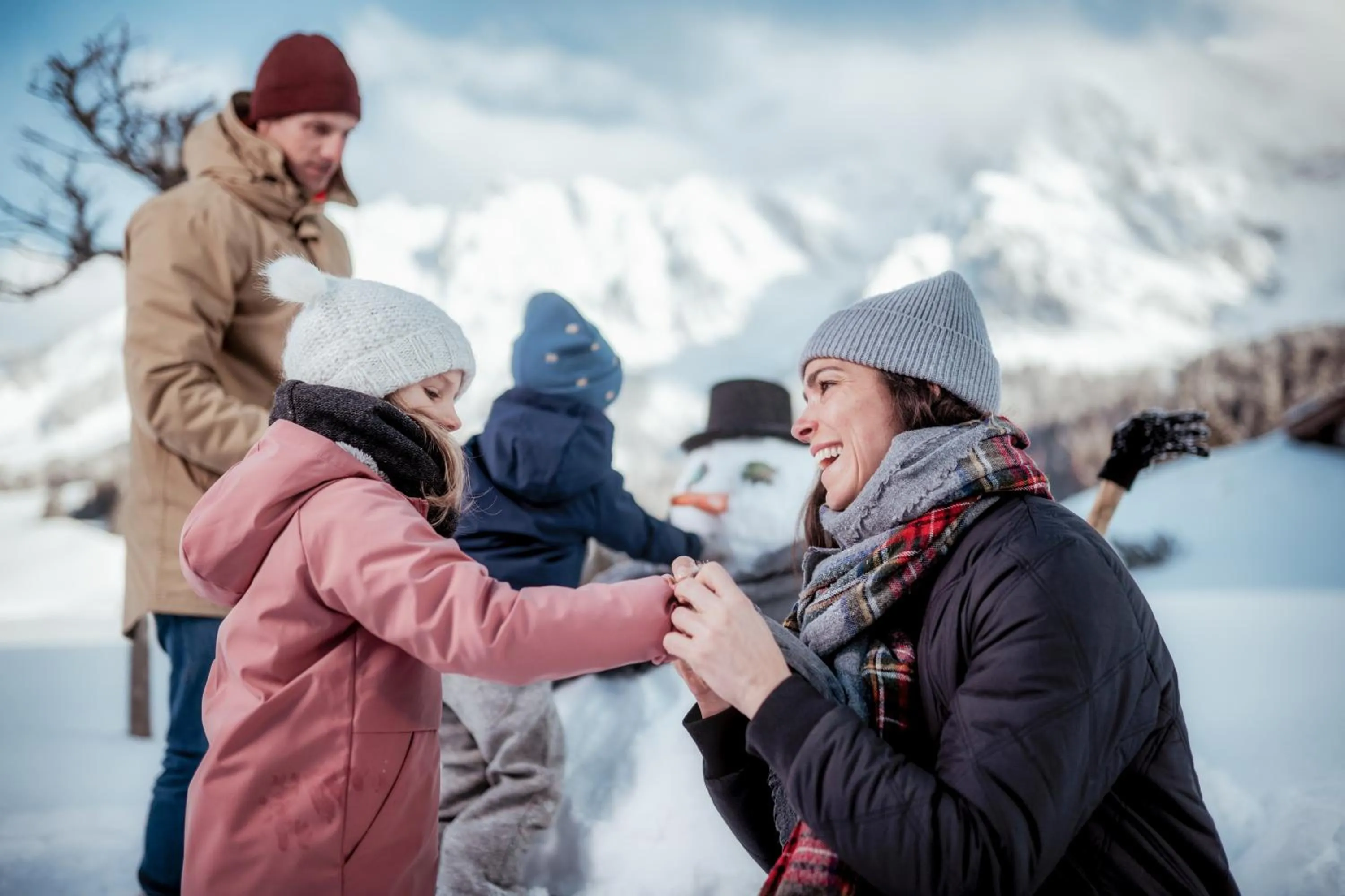 Family in Übergossene Alm Resort