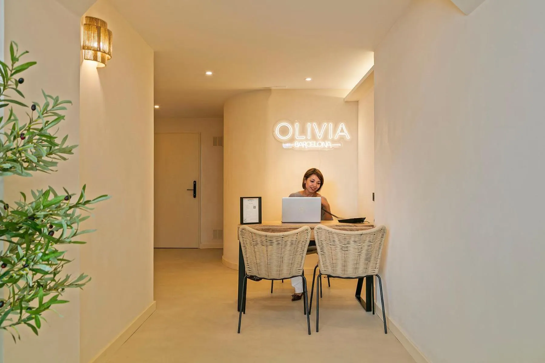 Lobby or reception in Olivia Barcelona