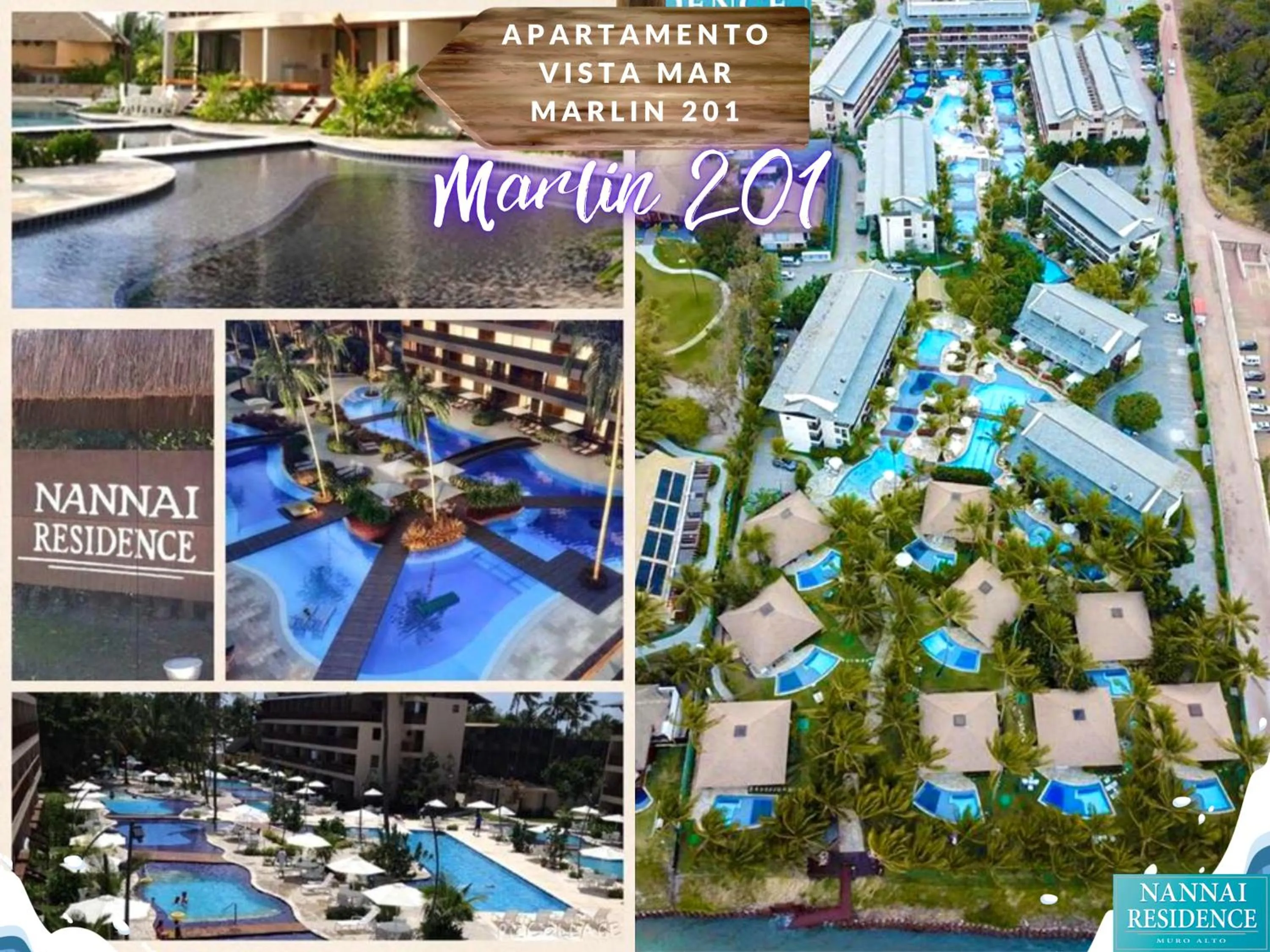 Bird's eye view in NANNAI RESIDENCE VISTA MAR Muro alto