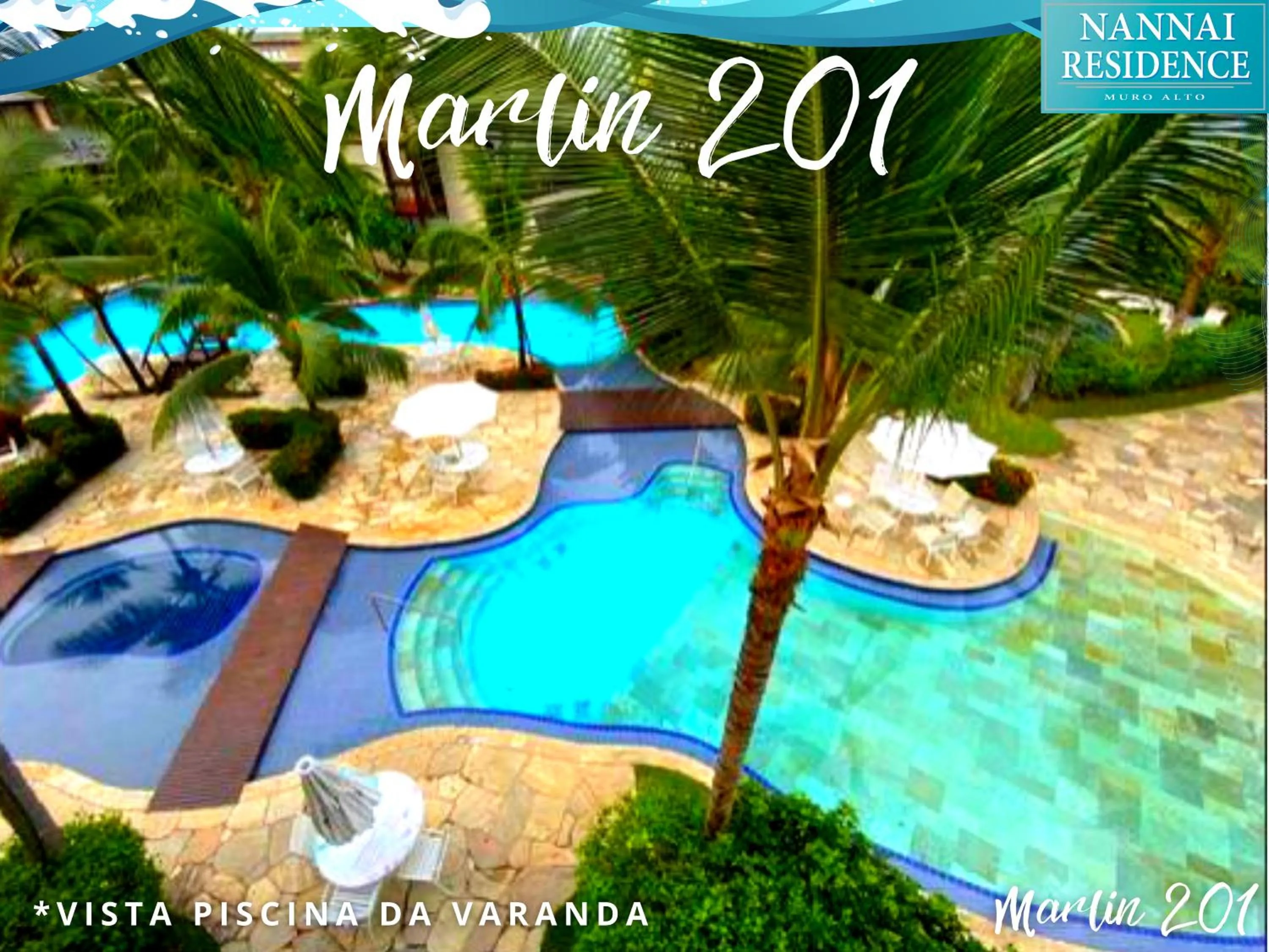 Swimming pool in NANNAI RESIDENCE VISTA MAR Muro alto