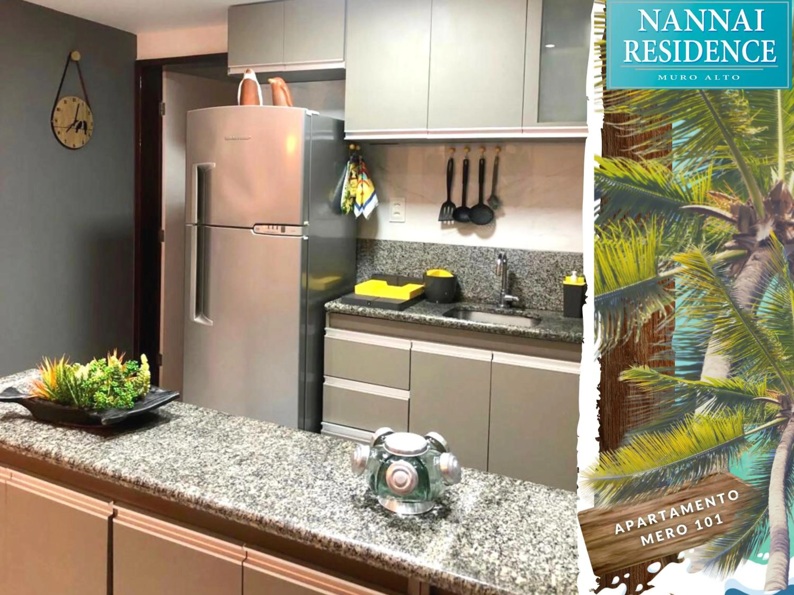 Kitchen or kitchenette in NANNAI RESIDENCE VISTA MAR Muro alto