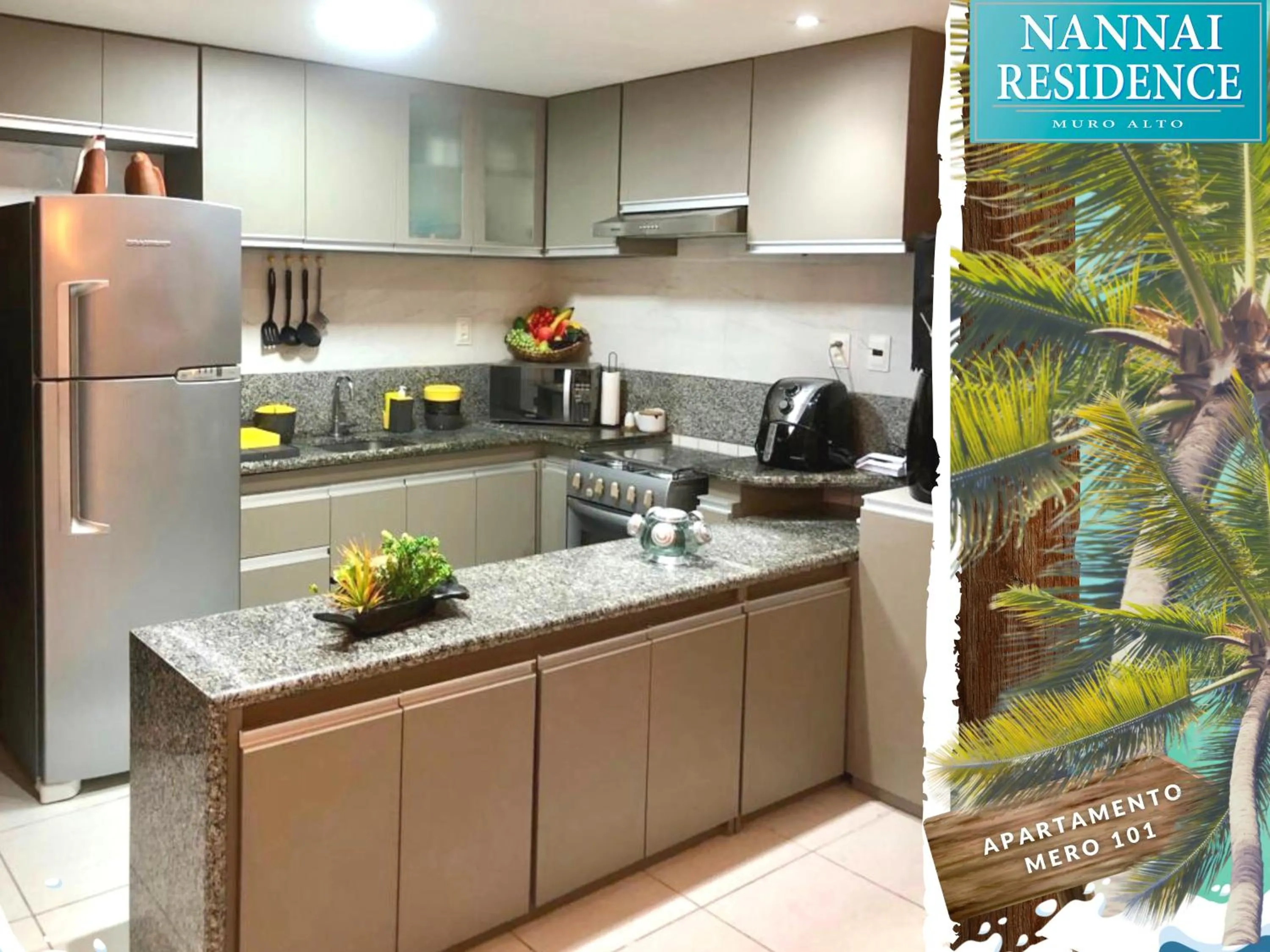 Kitchen or kitchenette in NANNAI RESIDENCE VISTA MAR Muro alto