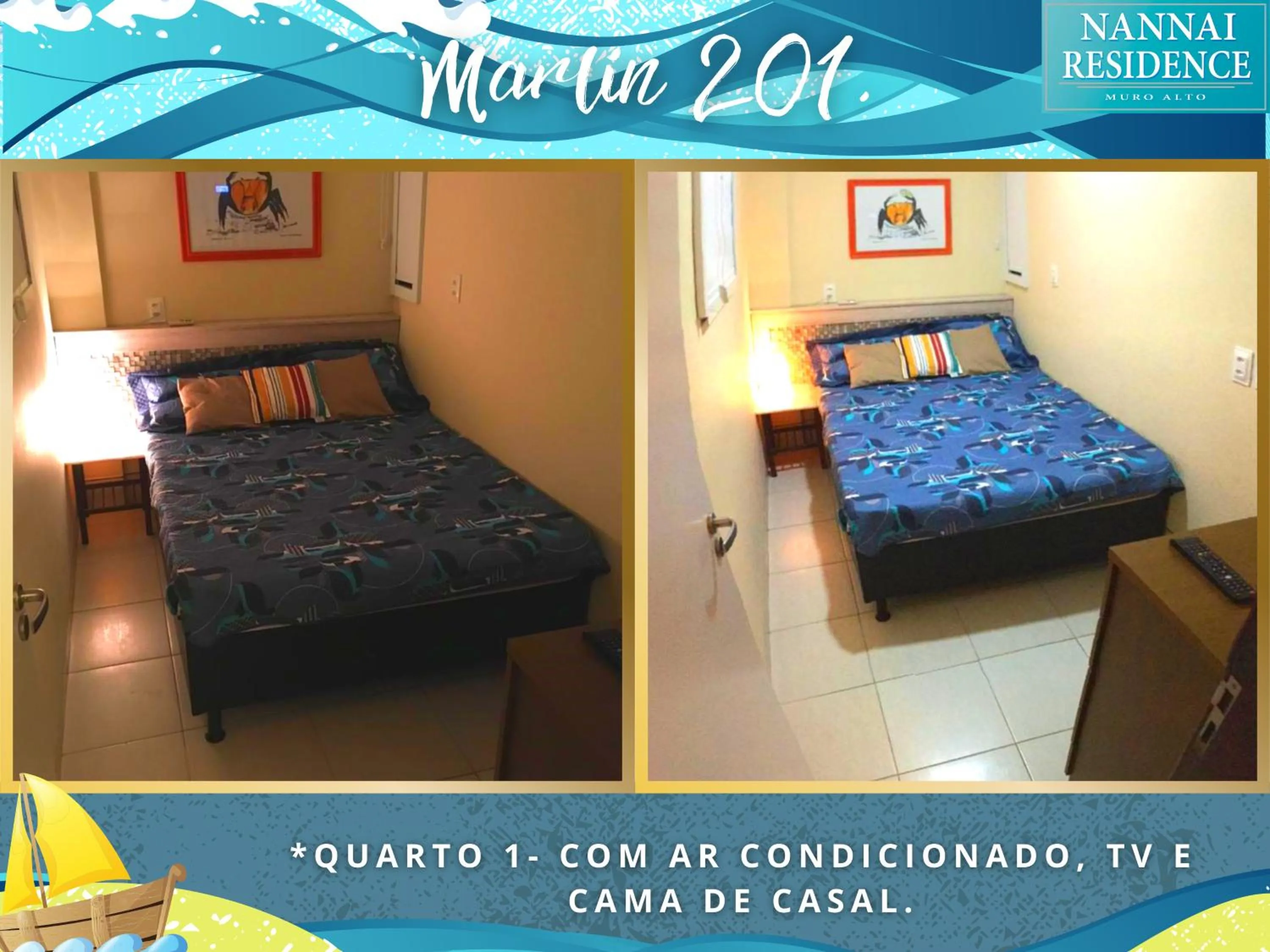 Bedroom, Bed in NANNAI RESIDENCE VISTA MAR Muro alto