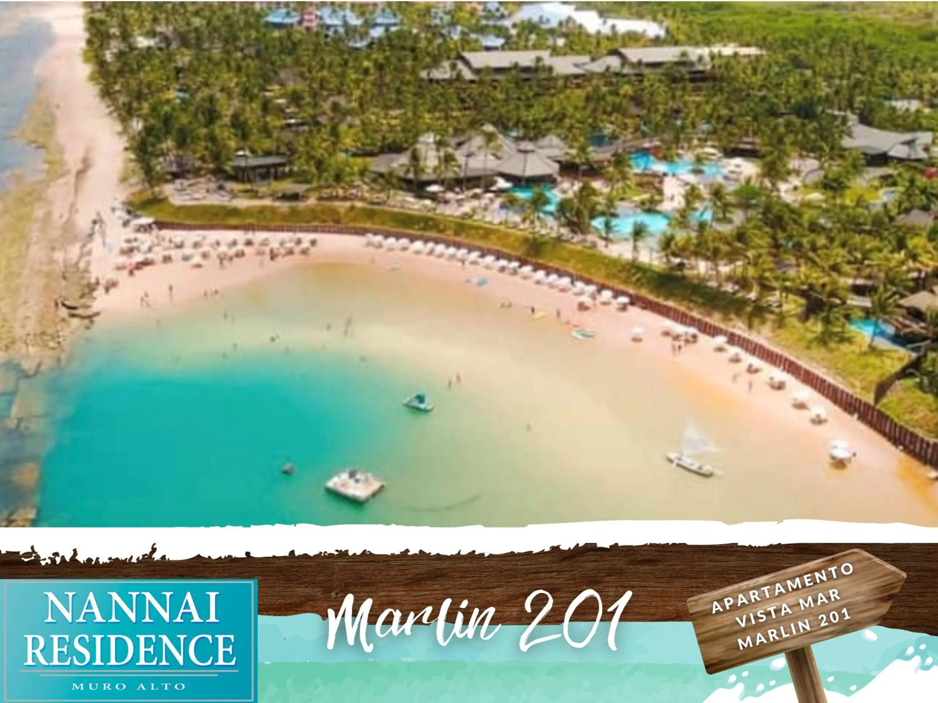 Bird's eye view in NANNAI RESIDENCE VISTA MAR Muro alto