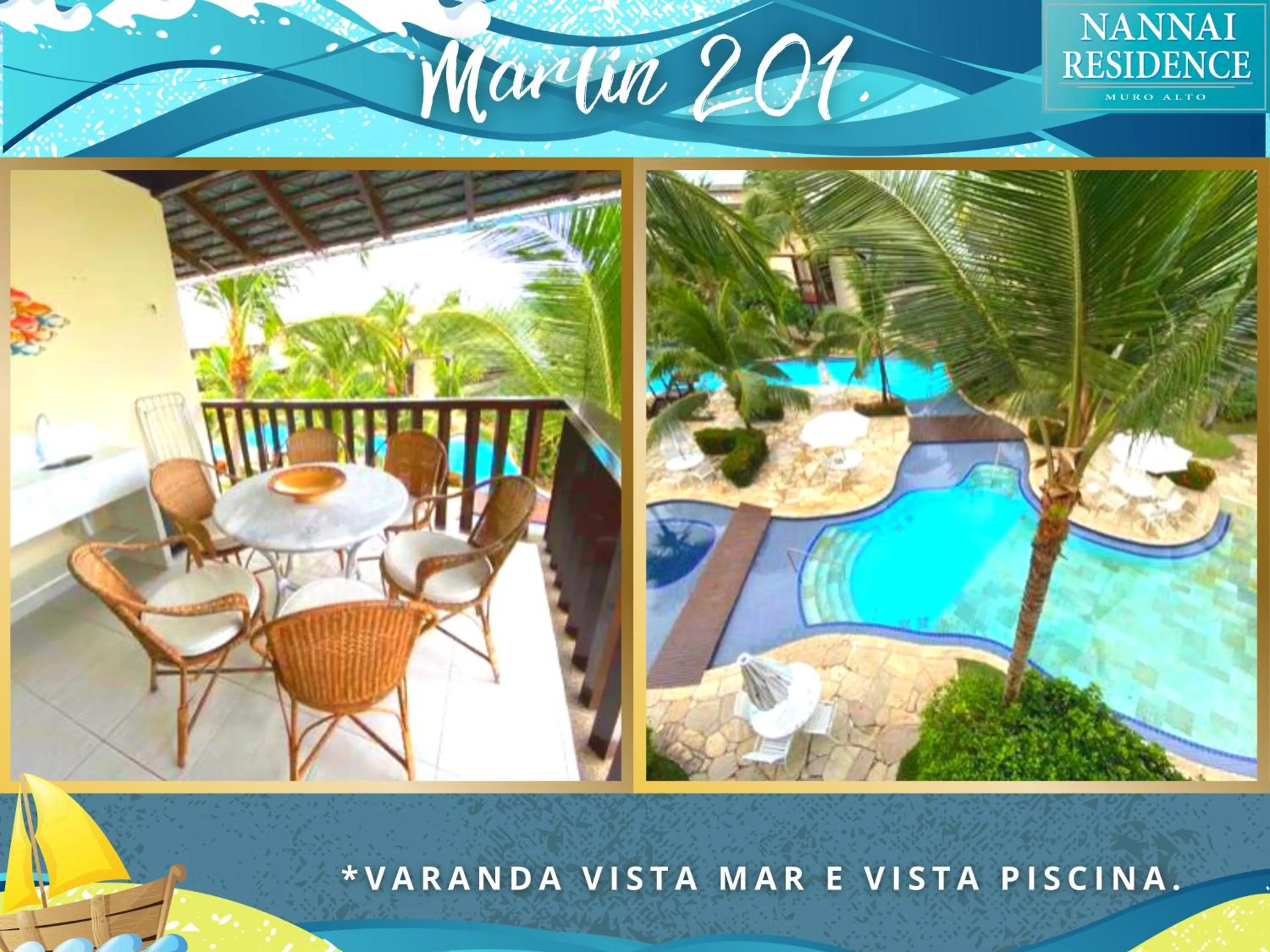 Balcony/Terrace in NANNAI RESIDENCE VISTA MAR Muro alto