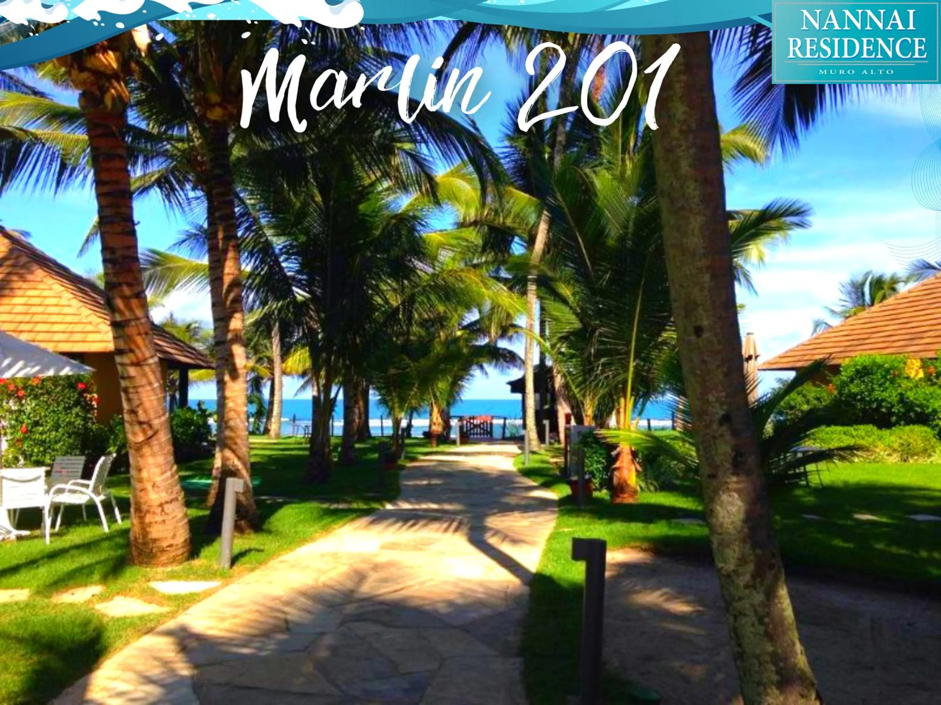 Garden in NANNAI RESIDENCE VISTA MAR Muro alto