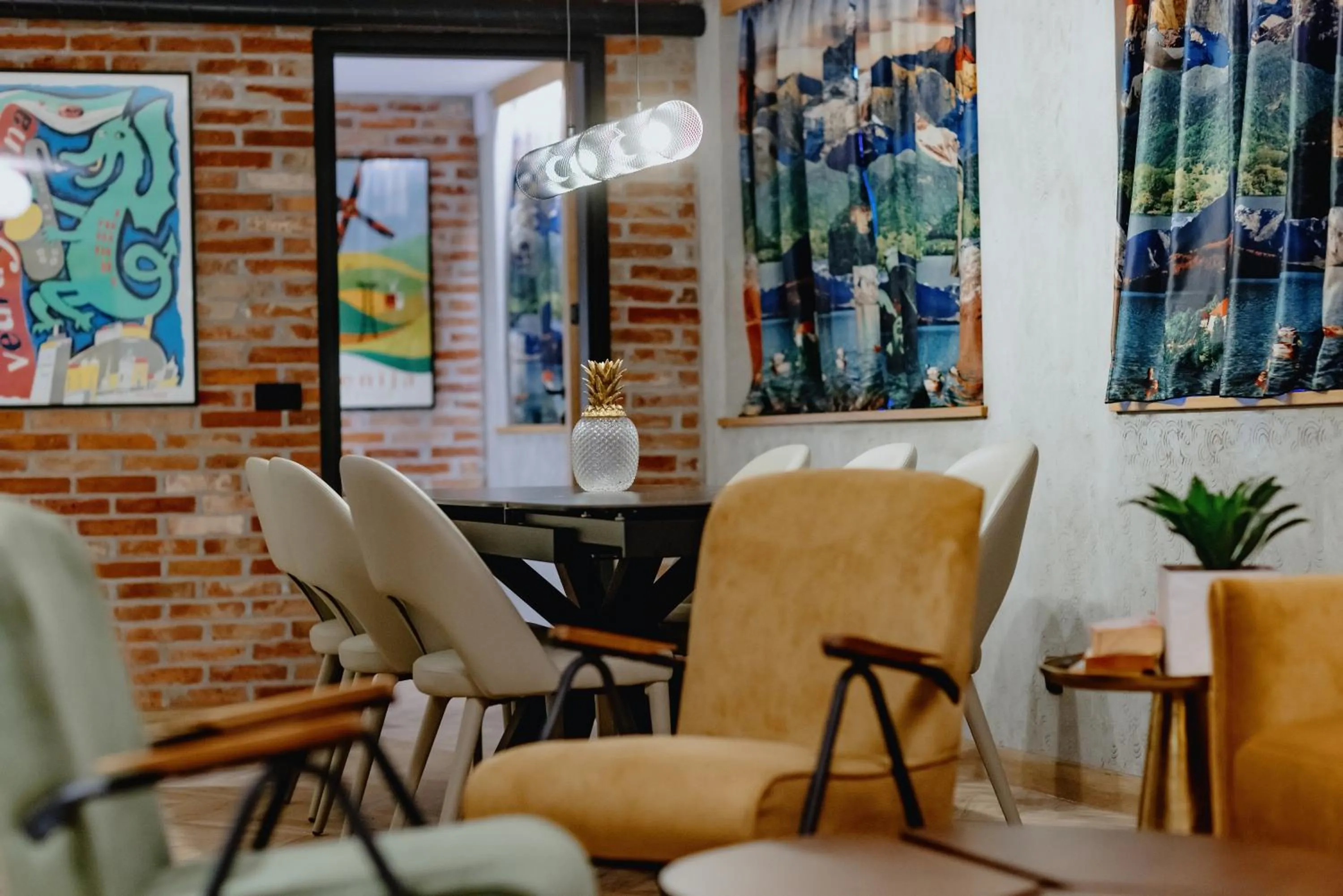 Dining area in ONE66 Hotel