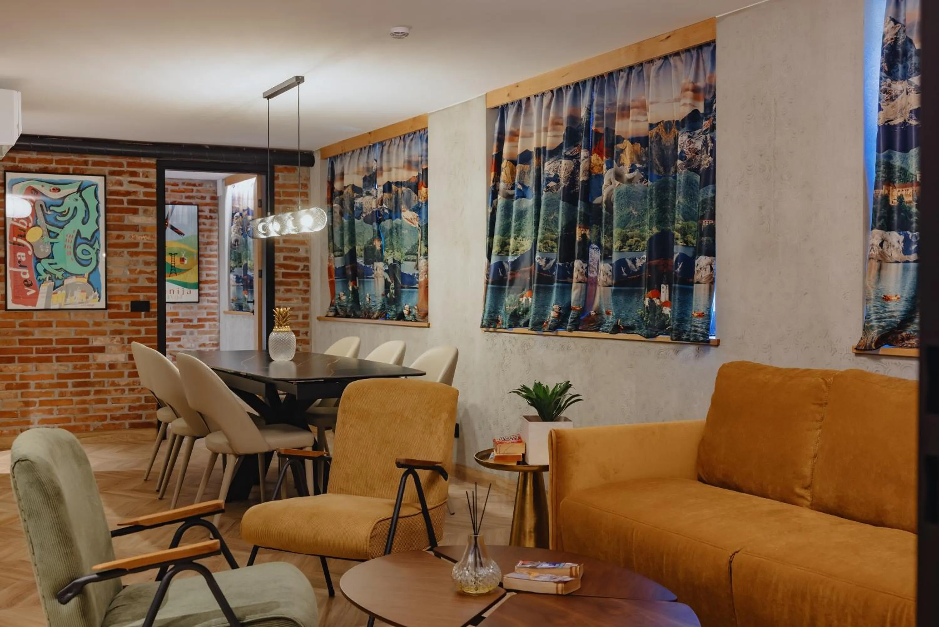 Living room in ONE66 Hotel